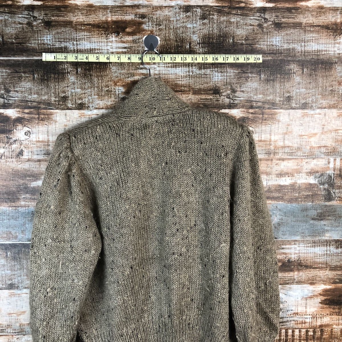 Homespun Knitwear × Japanese Brand Pinore Brown vintage mohair Cardigan Knitwear #A2251 Size M / US 6-8 / IT 42-44 - 13 Thumbnail