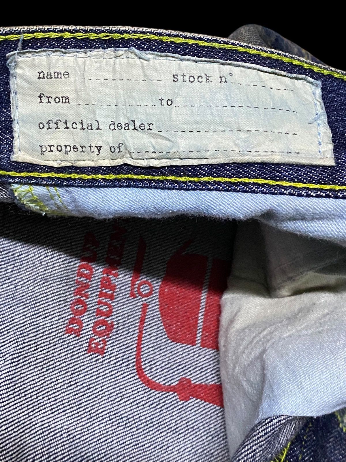 Kapital Dondup Distressed Wide Leg Jeans Vintage Washed Denim Size US 34 / EU 50 - 12 Thumbnail