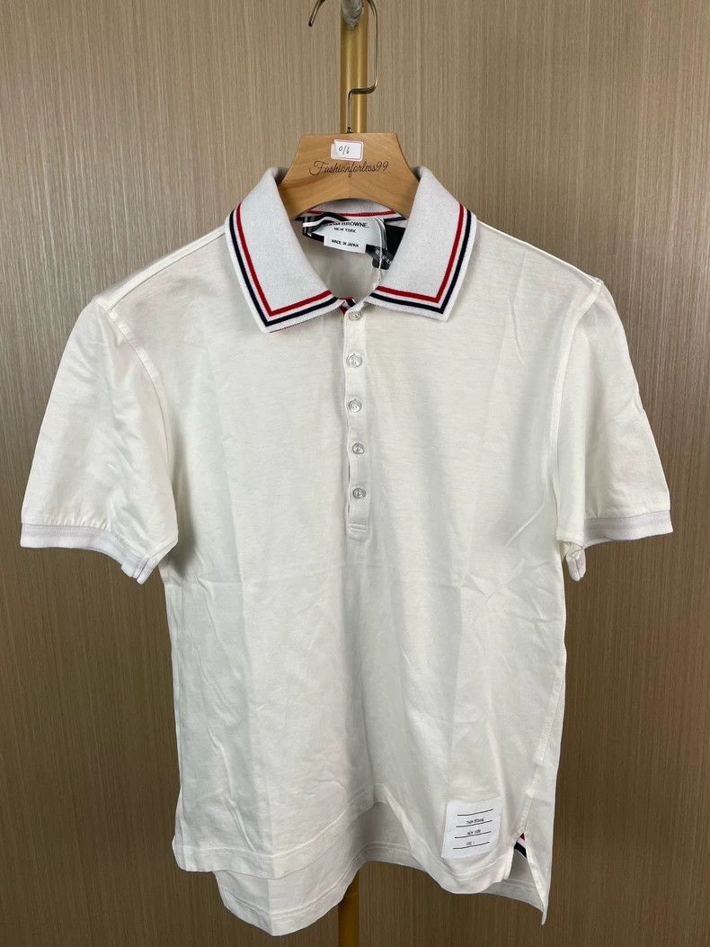 Thom Browne Thom Browne Classic white T-shirt Size US M / EU 48-50 / 2 - 1 Thumbnail