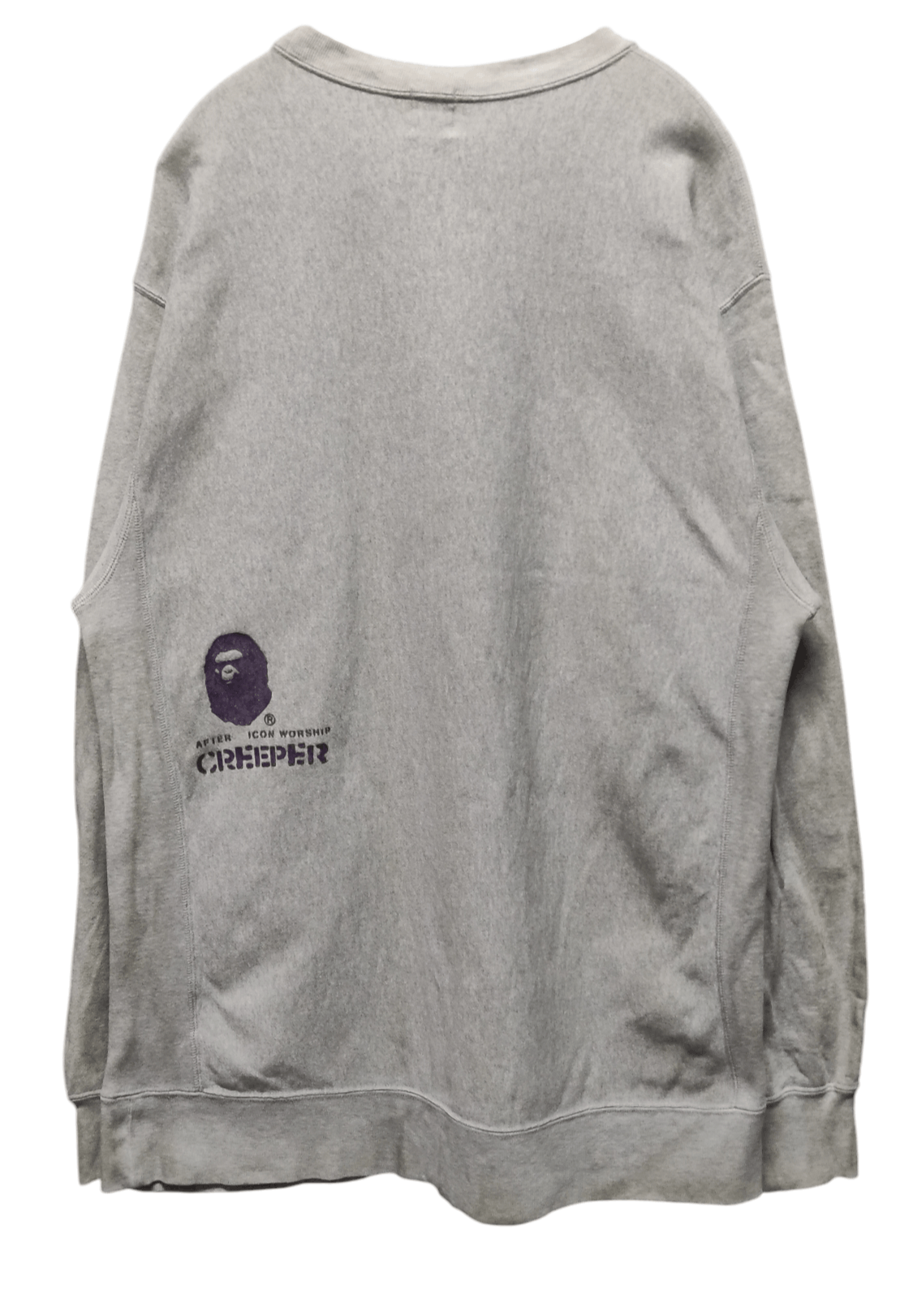Bape × Vintage Vintage Bathing Ape Bape Creeper Sweatshirt Size US L / EU 52-54 / 3 - 2 Thumbnail