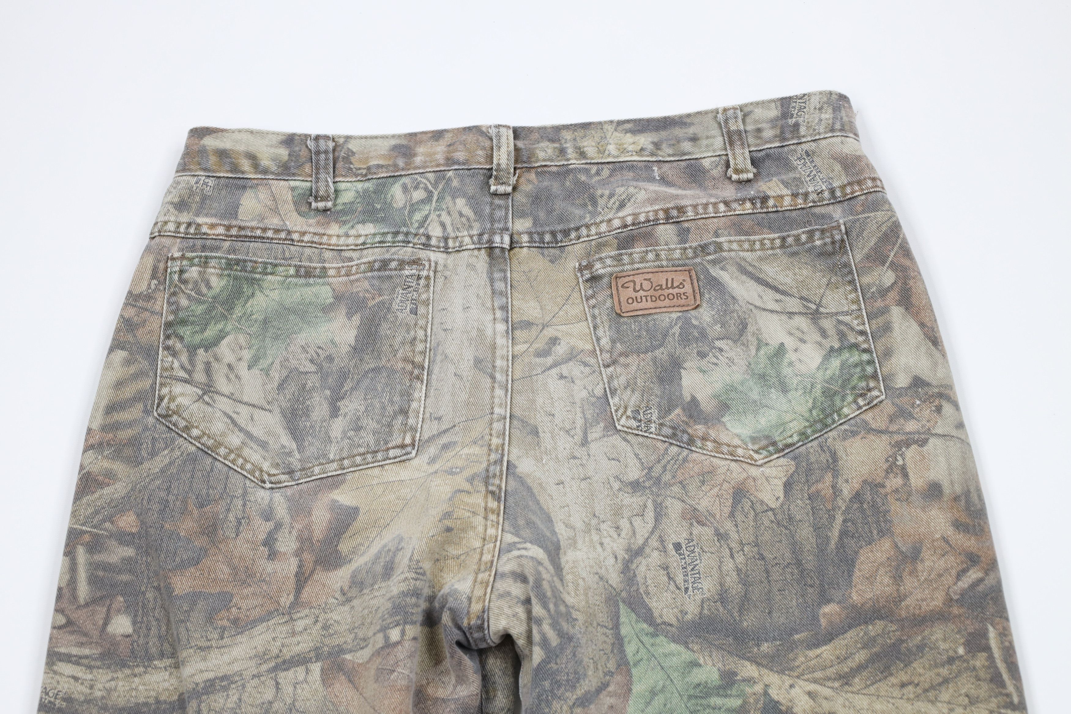 Vintage × Walls Vintage 90s Walls Advantage Camouflage Denim Jeans USA Size US 34 / EU 50 - 13 Thumbnail