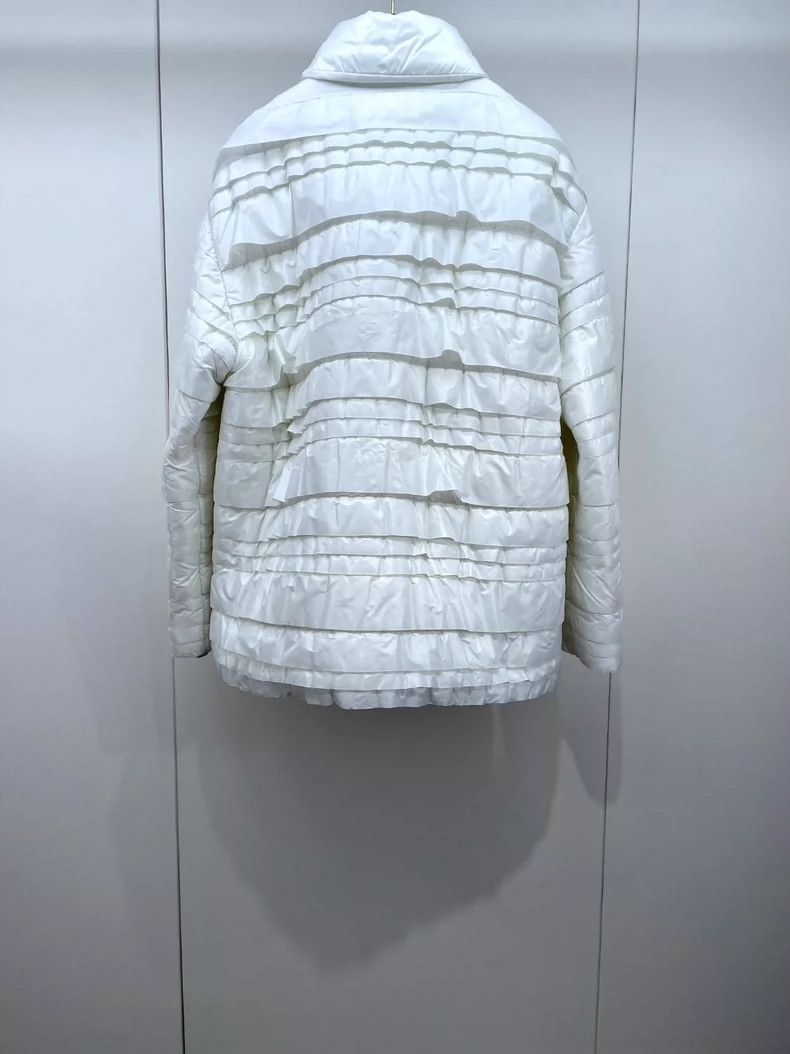 Chanel Chanel Snow Series Snow White Cotton Suit jacket 2504-Nexta Size XS / US 0-2 / IT 36-38 - 2 Thumbnail