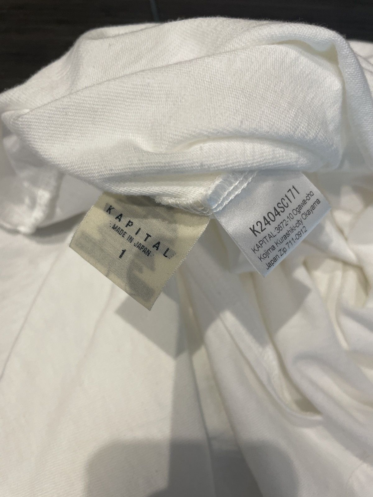 Kapital Kapital Huge Bandana Shirt White Blue Grey Size US S / EU 44-46 / 1 - 4 Thumbnail