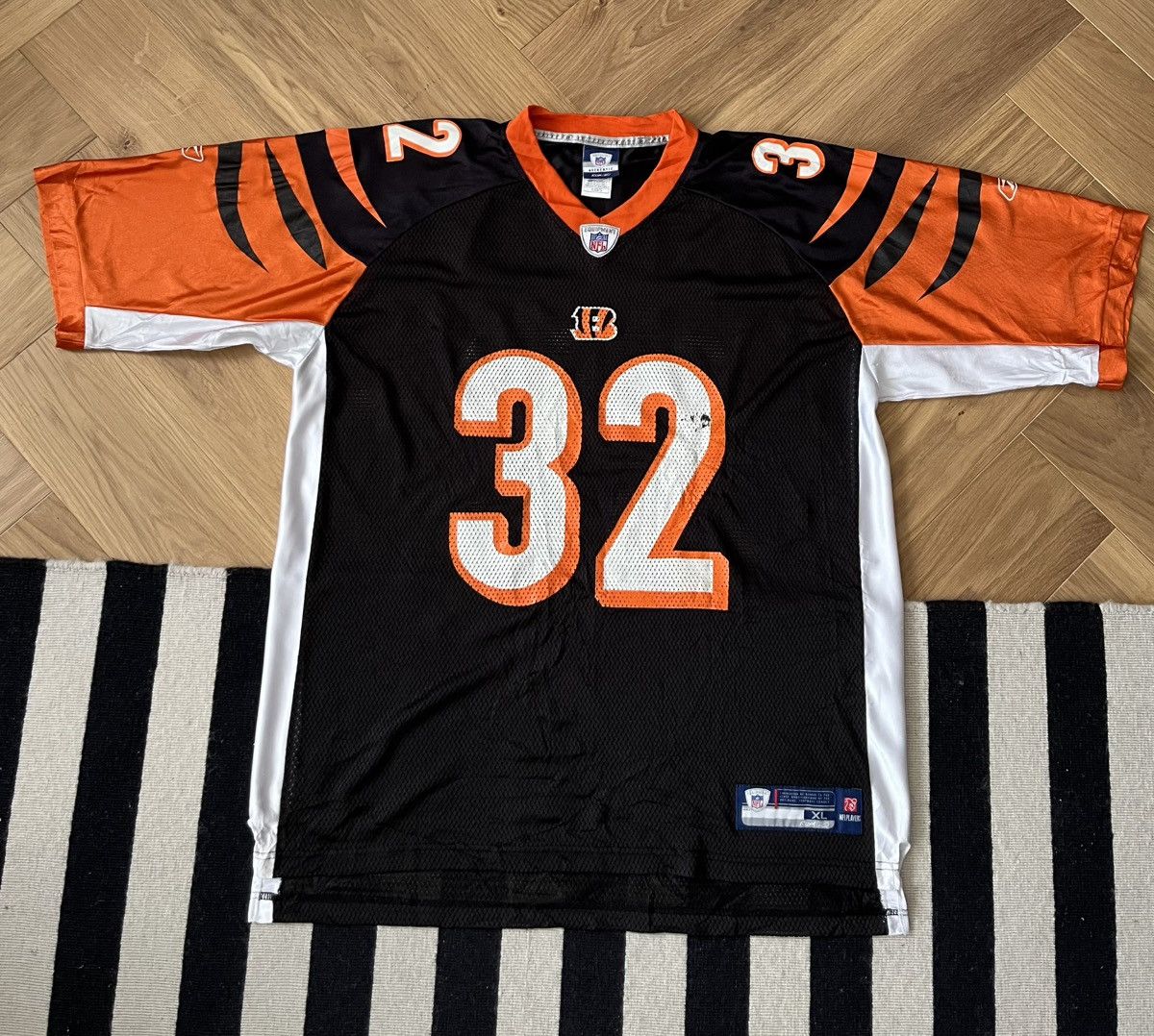 Reebok Vintage Cedric Benson Cincinnati Bengals #32 Reebok Jersey Size US XL / EU 56 / 4 - 1 Thumbnail