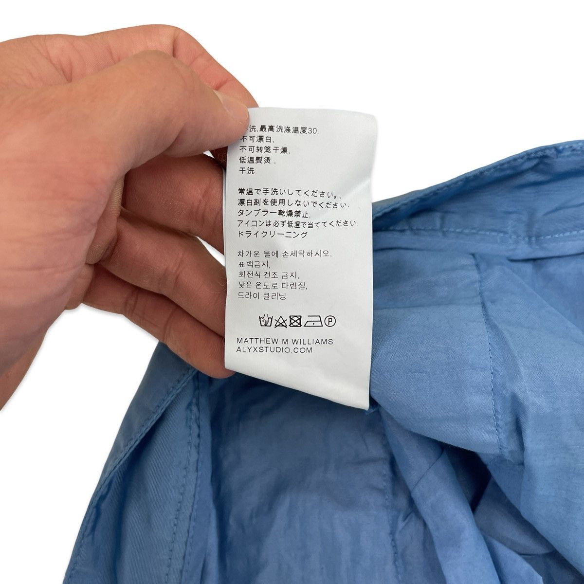 1017 ALYX 9SM 1017 ALYX 9SM Garment Dyed Cargo Pants Electric Blue Size US 32 / EU 48 - 8 Thumbnail