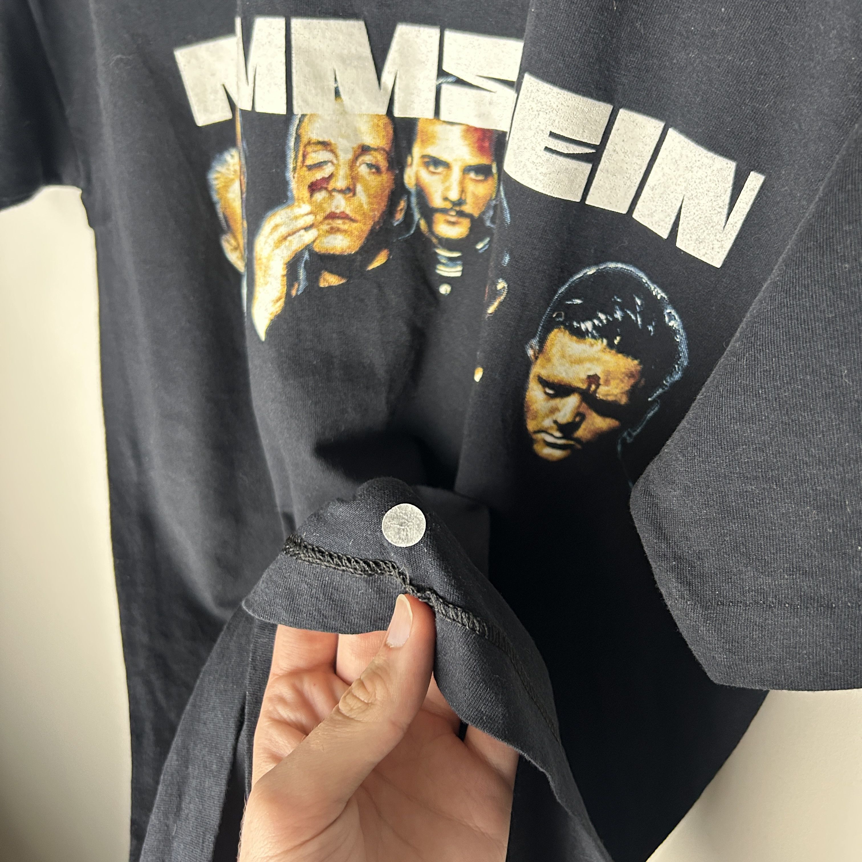 Band Tees Vintage Rammstein Sehnsucht 90's Band T-shirt Size US XL / EU 56 / 4 - 5 Thumbnail