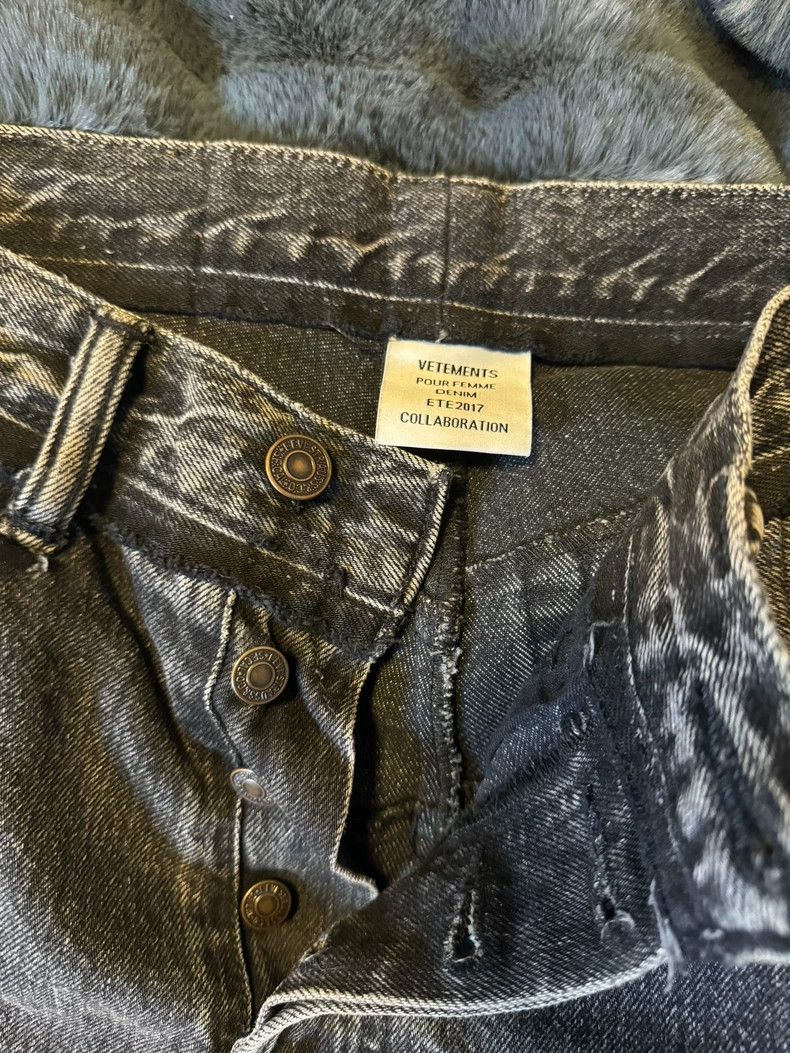 Vetements Vetements SizeM Levis irregular patchwork denim jeans Size US 27 - 4 Thumbnail