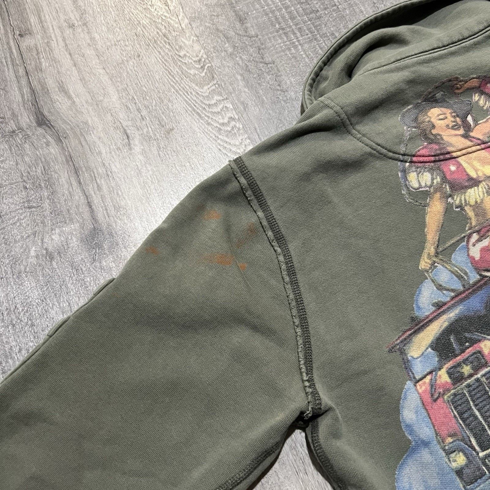 Diesel Diesel Printed Trucker "Go East" VTG Air Brush Style Jacket Size M / US 6-8 / IT 42-44 - 6 Thumbnail