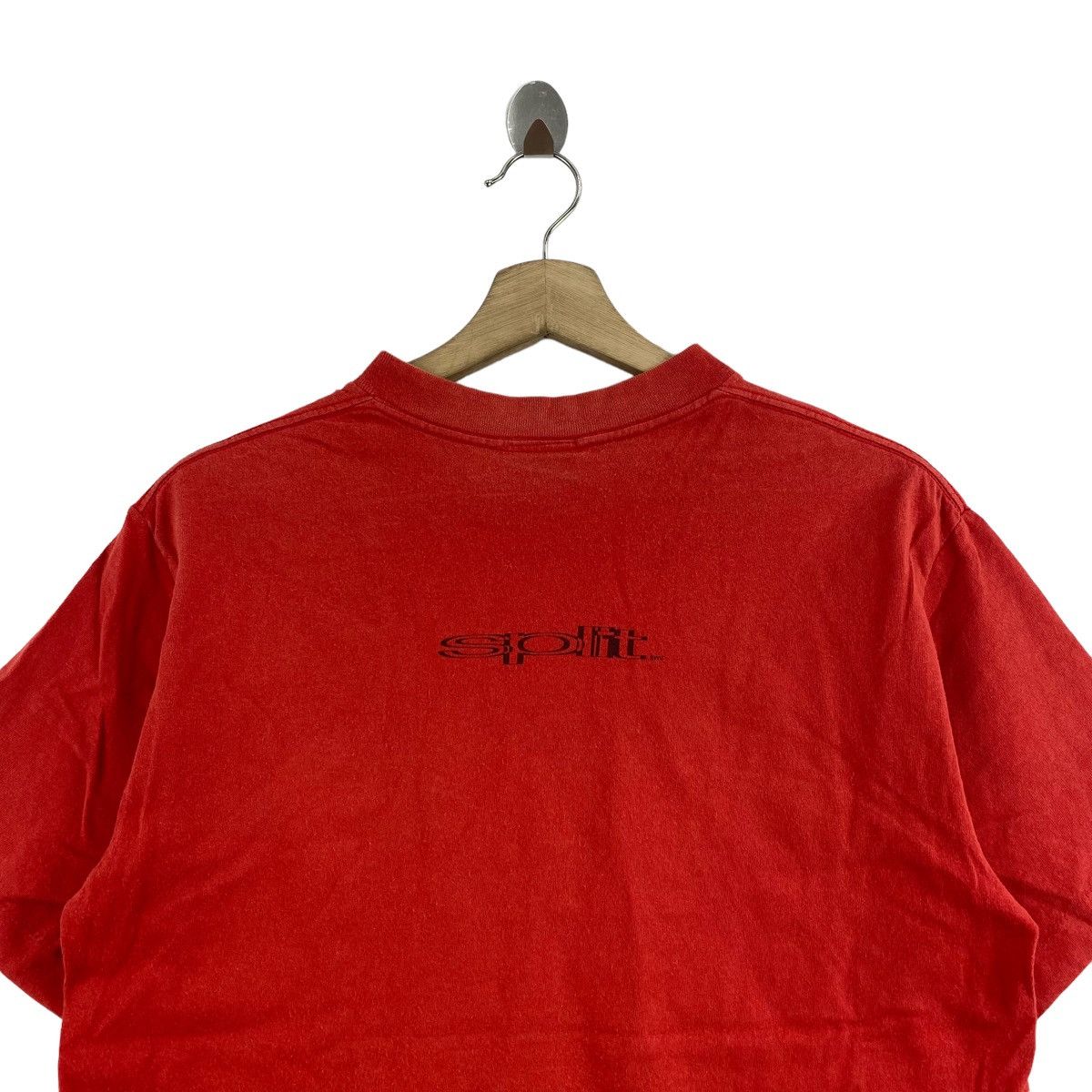 Split Vintage 90s SPLIT Skateboard Big Brand Print Red Short Size US M / EU 48-50 / 2 - 4 Thumbnail