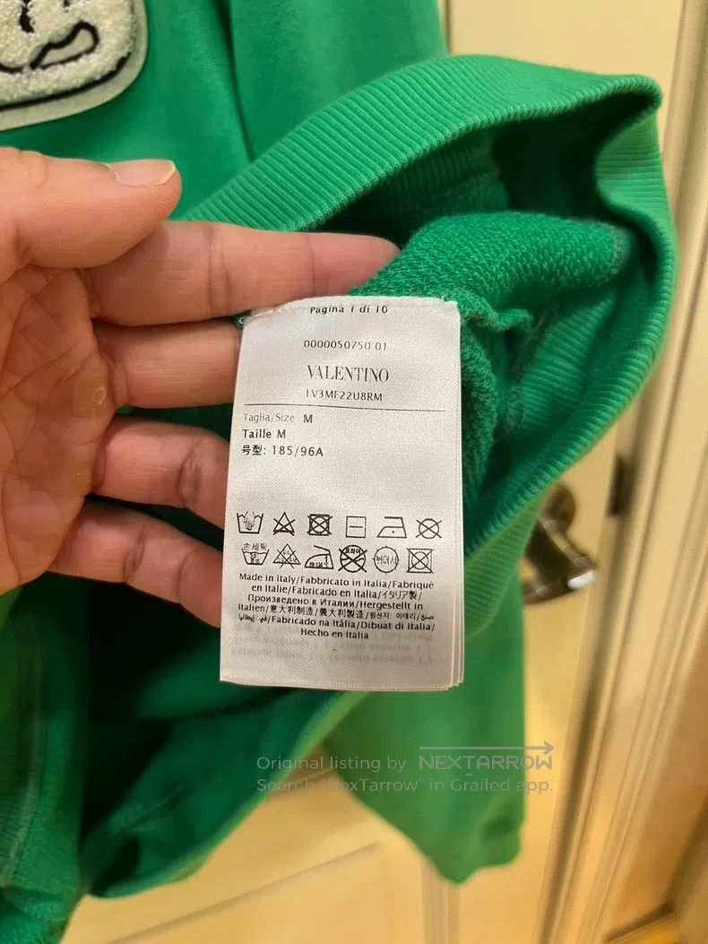 Valentino Valentino Genuine green hooded sweatshirt Size US M / EU 48-50 / 2 - 4 Thumbnail