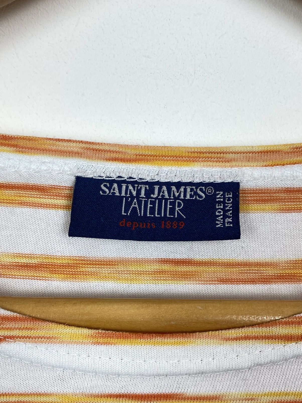Designer × Saint James × Vintage Vintage Saint James Long Sleeve Shirt Womens Sz M Size M / US 6-8 / IT 42-44 - 3 Thumbnail
