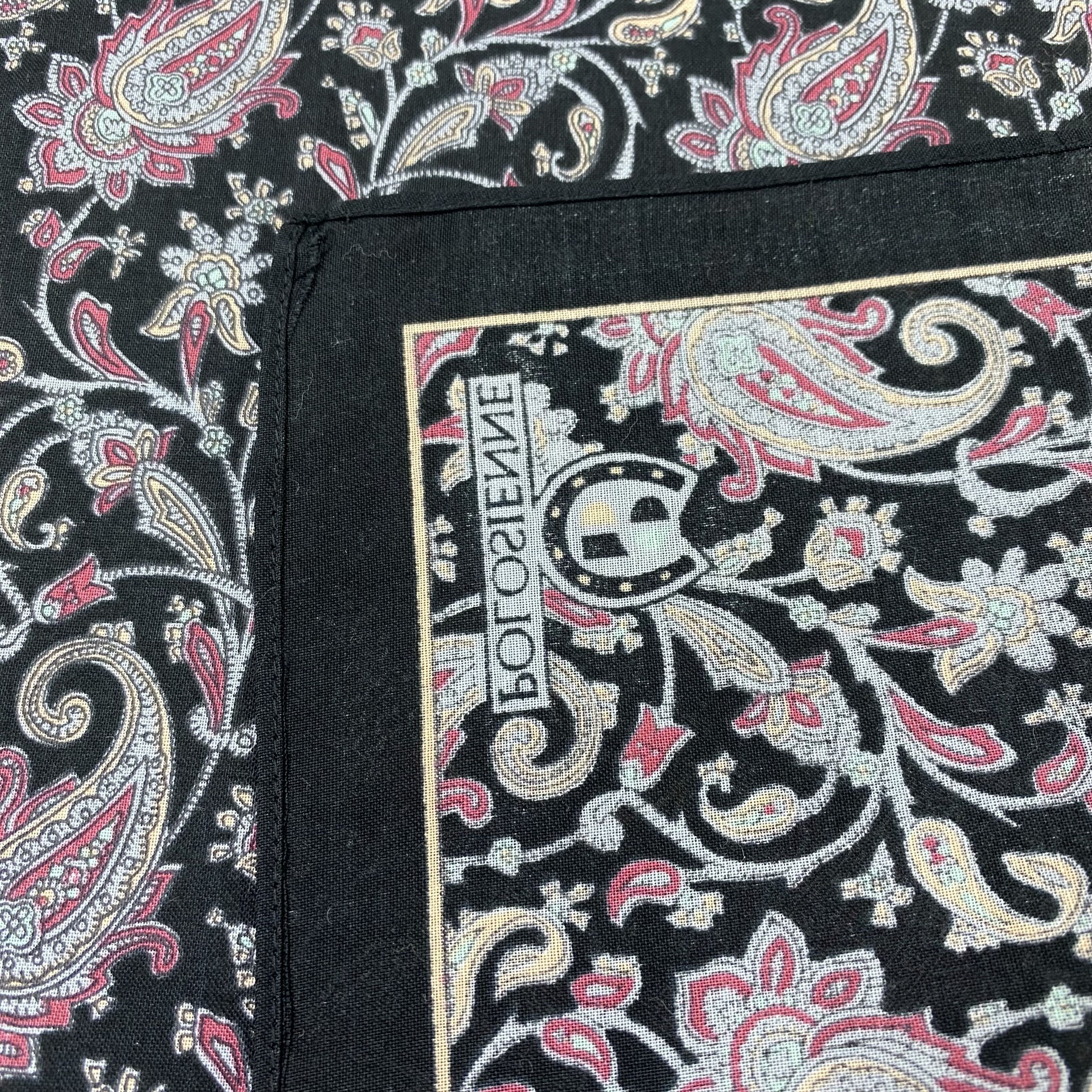 Designer POLOSIENNE handkerchief bandana handky paisley-B1440 Size ONE SIZE - 6 Thumbnail