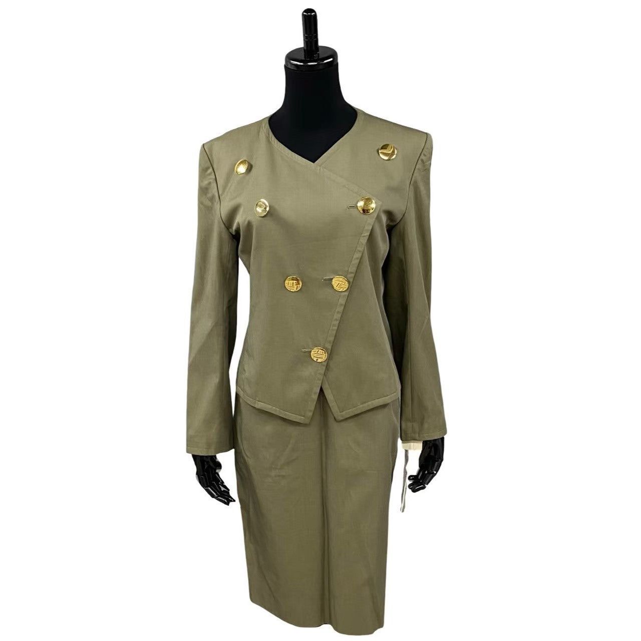 Yves Saint Laurent Yves Saint Laurent Green Cotton Size ONE SIZE - 1 Thumbnail