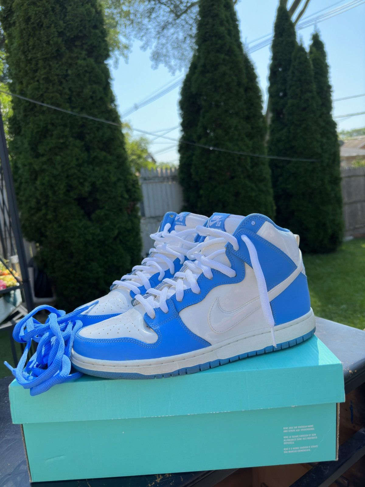 Nike Nike SB Dunk High Premium Rivalry UNC | Grailed