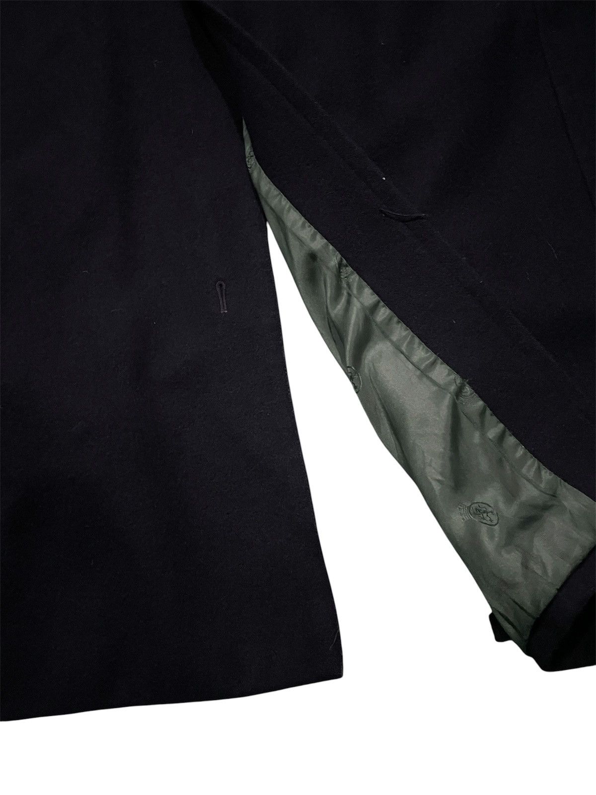 Tommy Hilfiger VINTAGE 90s TOMMY HILFIGER CREST WOOL OVERCOAT SUEDE COLLAR Size US M / EU 48-50 / 2 - 7 Thumbnail