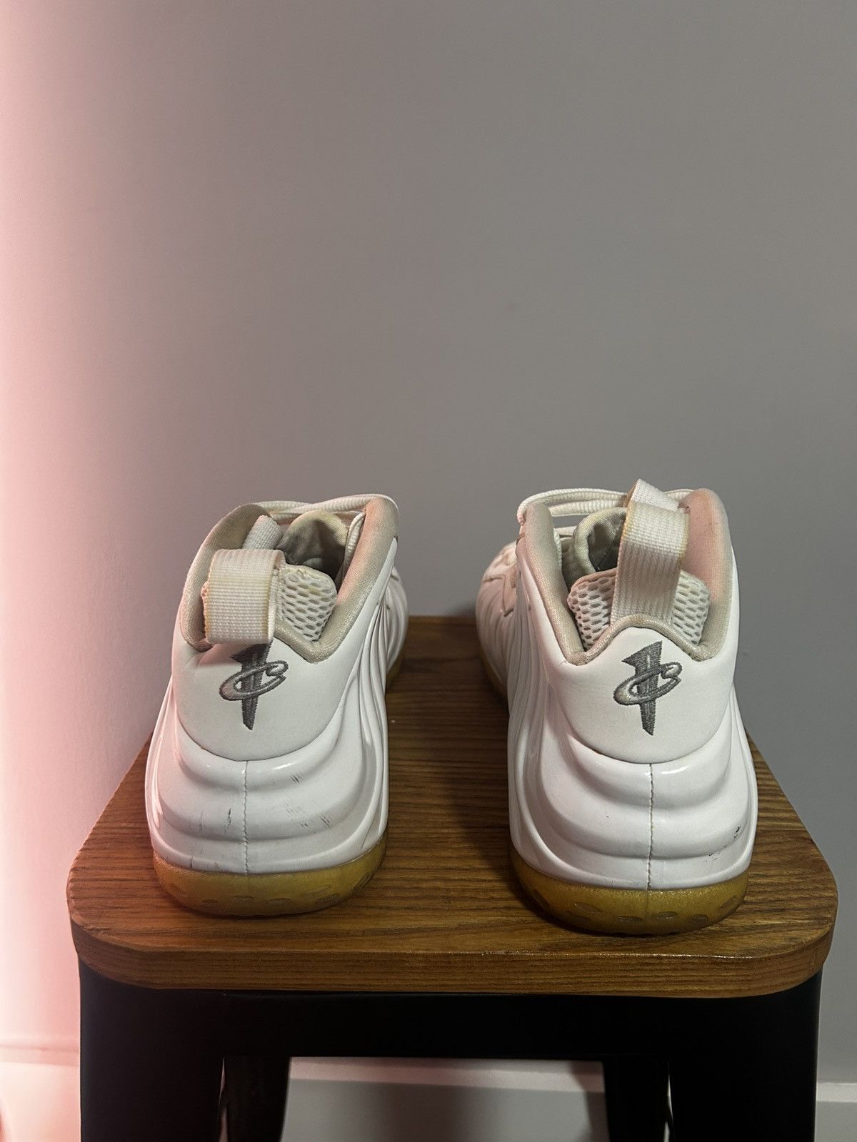 Nike Nike Air Foamposite One “White Out” Size US 11.5 / EU 44-45 - 3 Thumbnail
