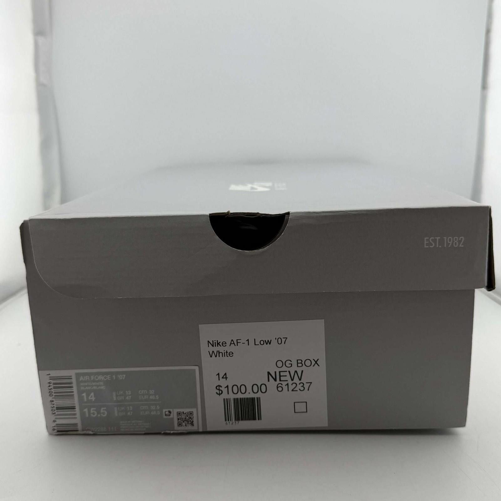 Nike Nike AF-1 Low '07 White OG Box Size US 14 / EU 47 - 7 Thumbnail