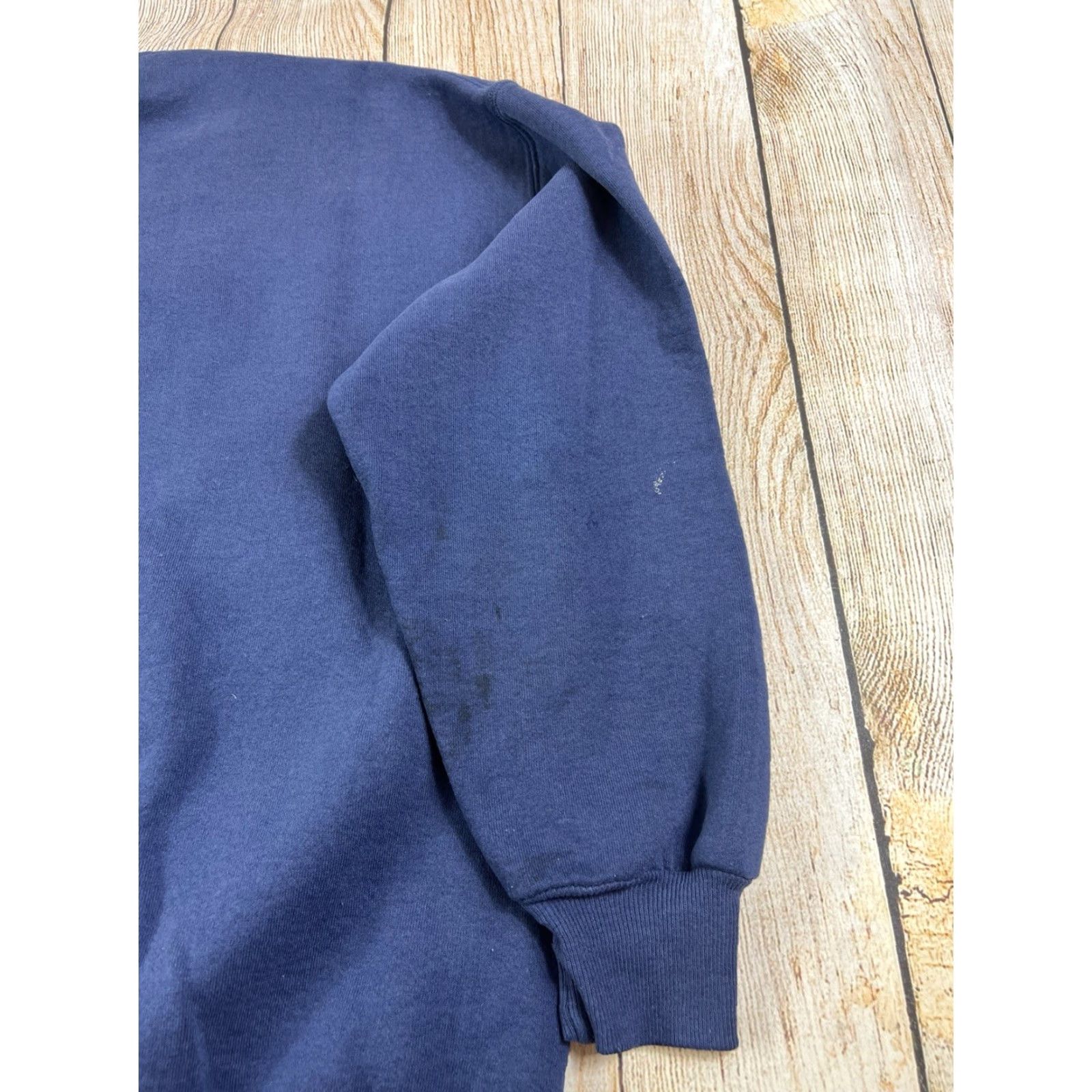 Vintage VINTAGE 80s Iowa Hawkeyes Big 10 University Crewneck Sweatshirt Blue XL Men Pullover Graphic Print Regular Size Size US XL / EU 56 / 4 - 7 Thumbnail