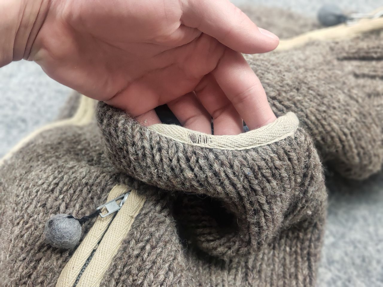 Vintage Pachamama Wool Zip Knit Sleeveless Fleece Vest Jacket Size M / US 6-8 / IT 42-44 - 12 Thumbnail