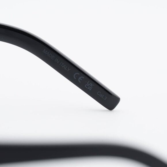 Saint Laurent Paris Saint Laurent SLM60 006 Sunglasses Black Cat Eye Frame, Grey Size ONE SIZE - 8 Thumbnail