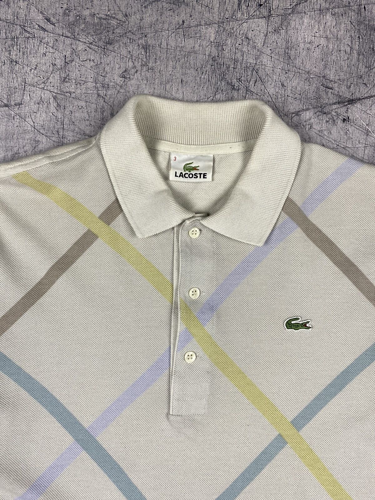 Lacoste Vintage Polo Lacoste Designer T Shirt Size 3 Size US M / EU 48-50 / 2 - 5 Thumbnail