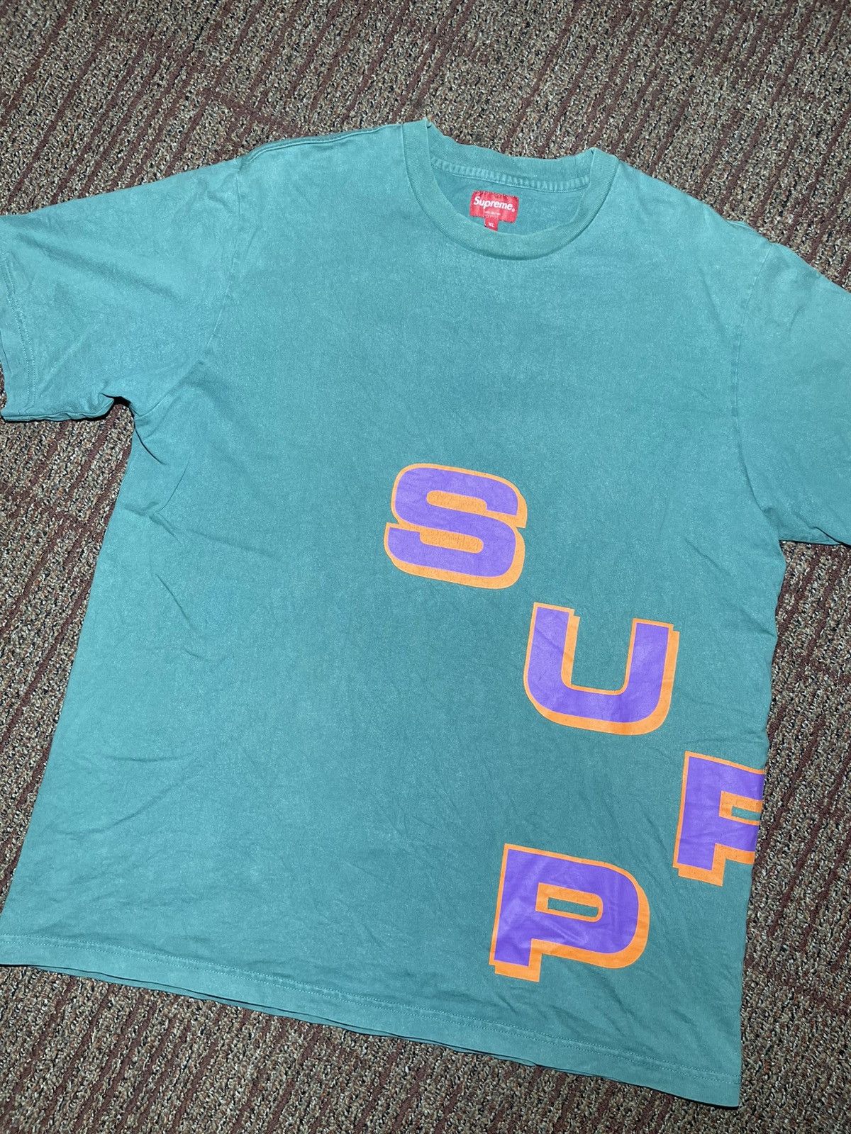 Supreme Supreme Stagger Tee (X-Large) Size US XL / EU 56 / 4 - 1 Thumbnail