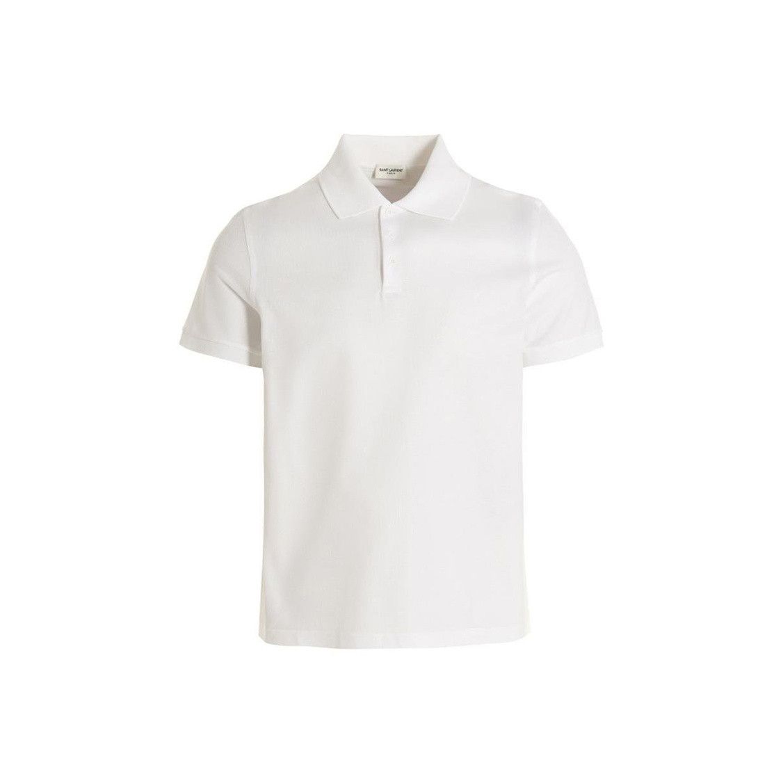 Saint Laurent Paris Saint Laurent Solid Polo Shirt Size L Size US L / EU 52-54 / 3 - 1 Thumbnail