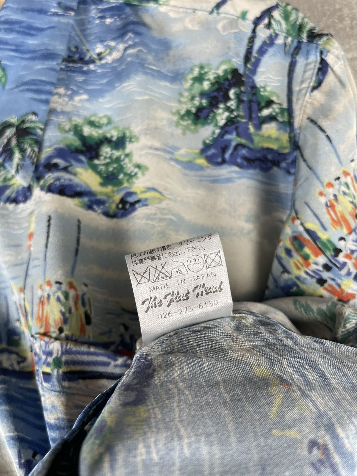 Japanese Brand × The Flat Head × Vintage The Flat Head Aloha Size L 100% Silk Vintage Hawaiian Shirt Size US L / EU 52-54 / 3 - 10 Thumbnail