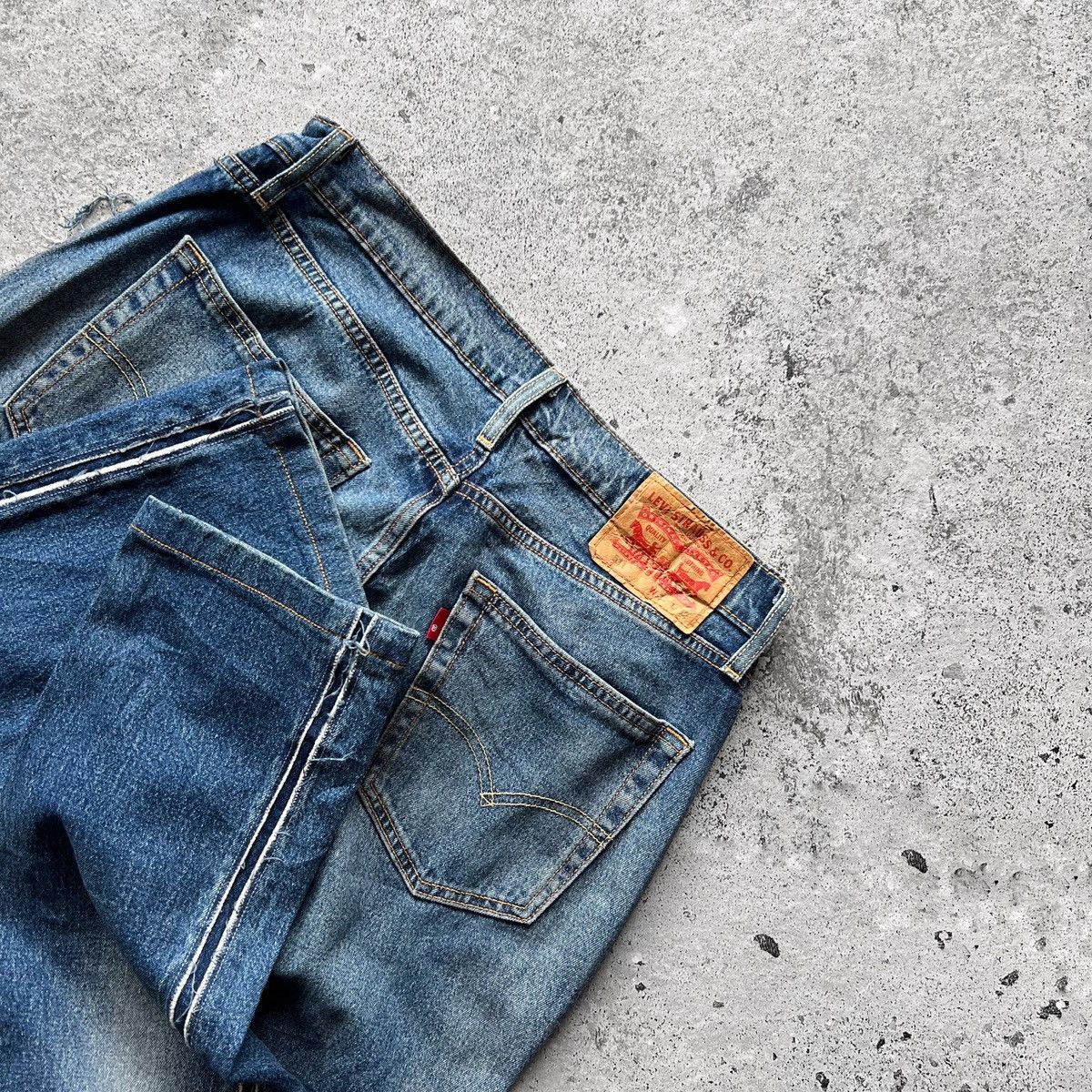 Designer × Levi's Levis 511 Mens Blue Straight Fit Denim Jeans Zipper Closure Size US 32 / EU 48 - 4 Thumbnail