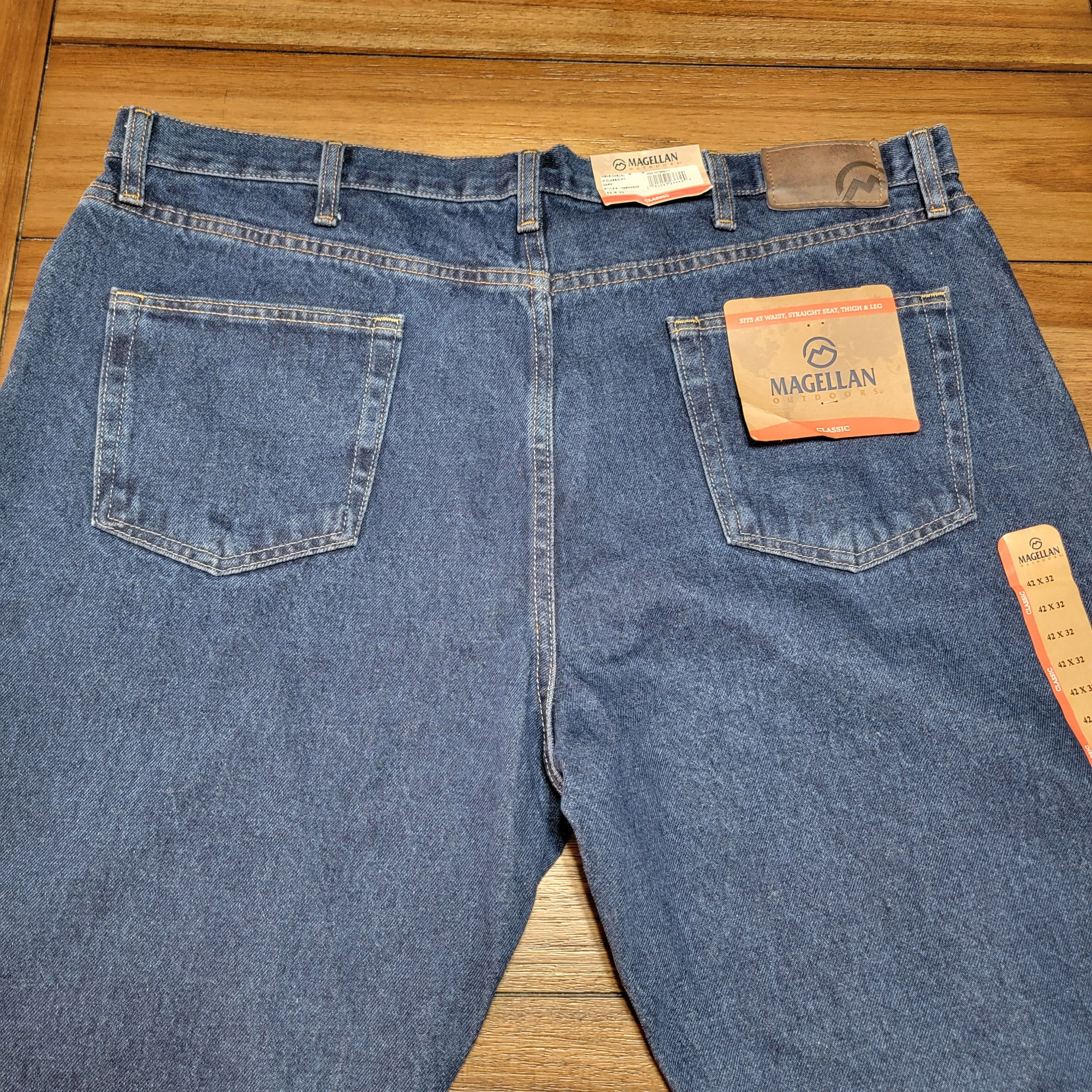 Other Magellan Classic Fit Denim Jeans - Size 42 X 32 NWT Size US 42 / EU 58 - 4 Thumbnail
