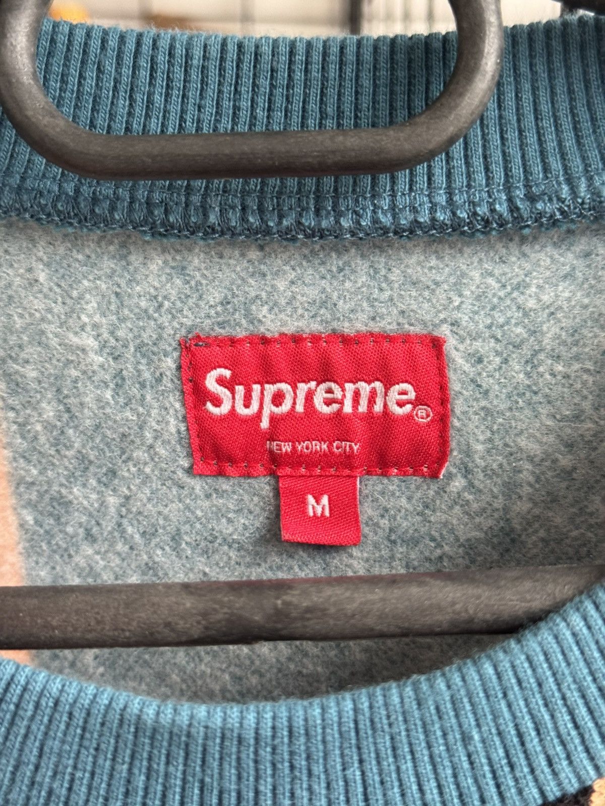Supreme Supreme Vertical Striped Pique Crewneck Size US M / EU 48-50 / 2 - 3 Thumbnail