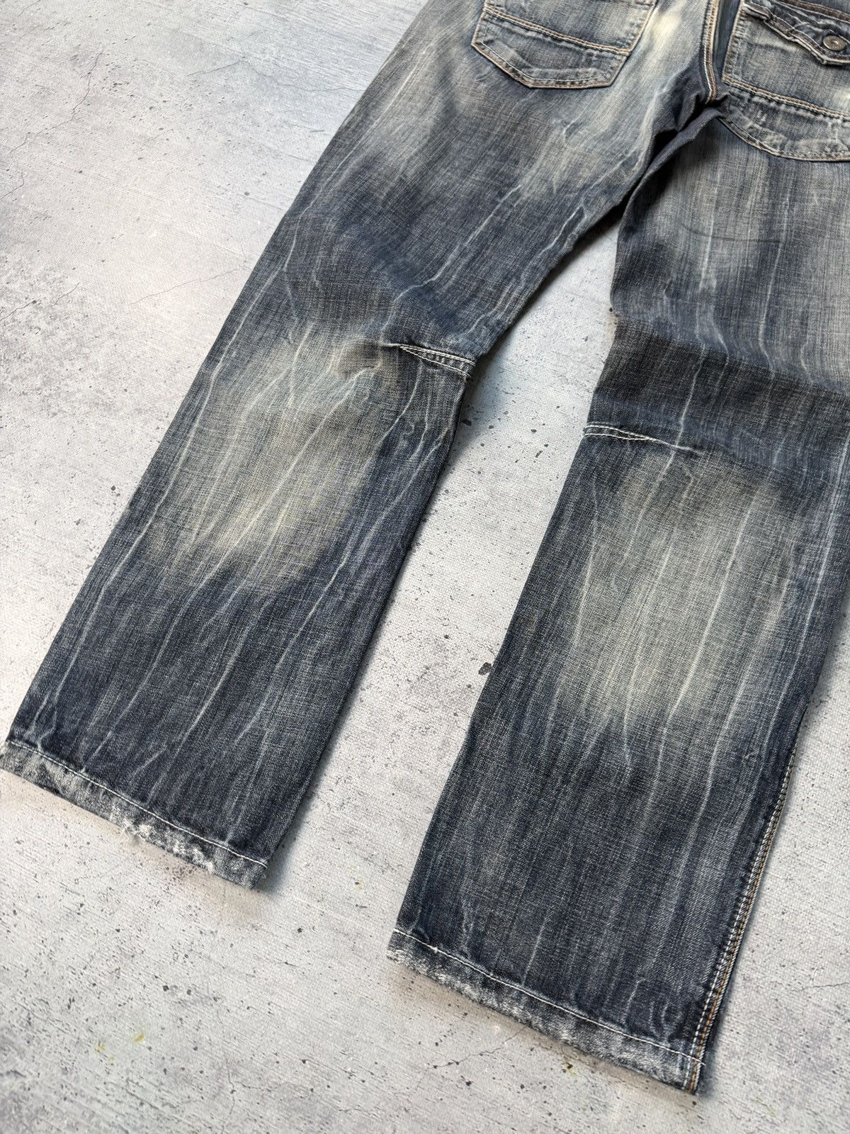 Affliction Affliction Cipo & Baxx Jeans Vintage Y2k 90s USA Style Size US 33 - 3 Thumbnail