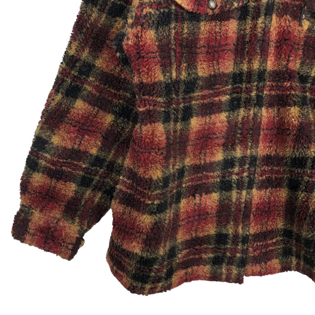 Japanese Brand 🔥90’s Vintage Fleece Jacket Mavi & Sons Tartan Design Size US M / EU 48-50 / 2 - 3 Thumbnail