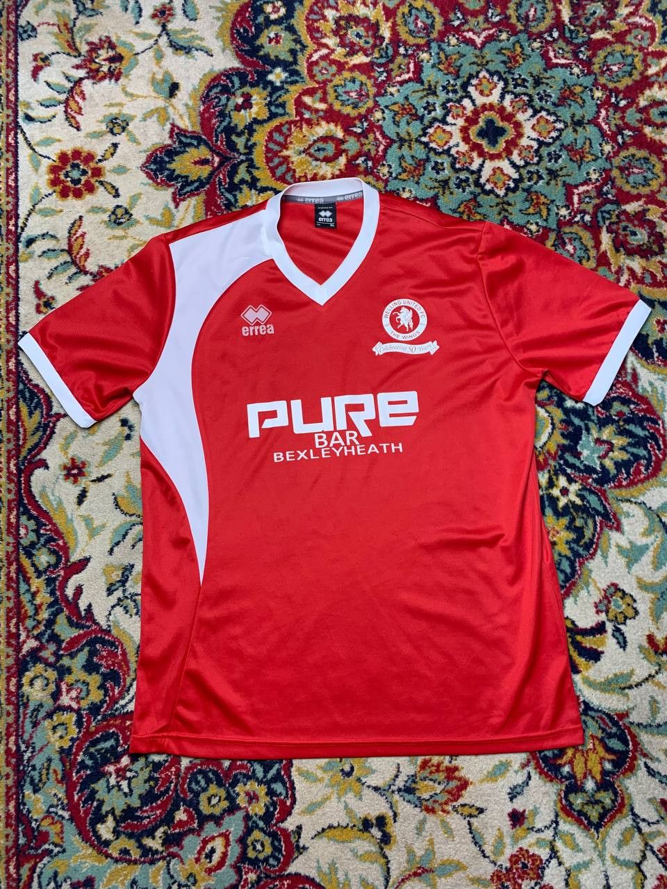 Vintage welling united errea soccer jersey size XL Size US XL / EU 56 / 4 - 1 Thumbnail