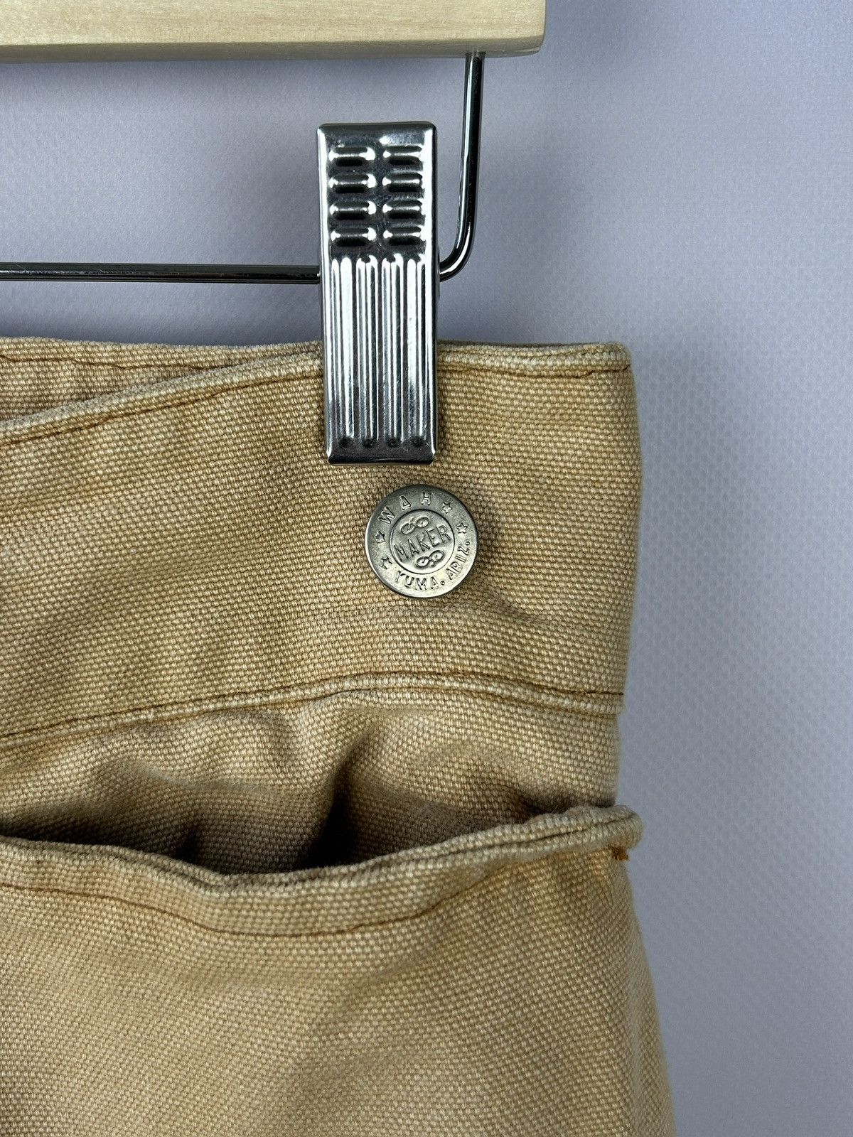 Cowboy Equipment × Vintage Vtg WAH Maker Jeans Size Frontier Buckle Back Button Fly 90s Size US 30 / EU 46 - 5 Thumbnail