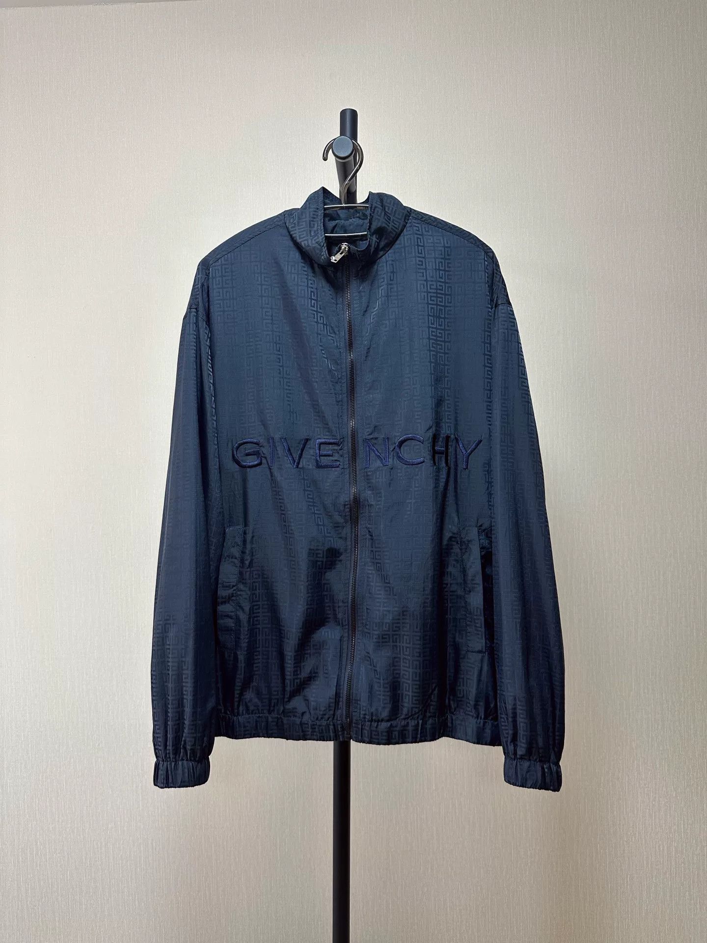 Givenchy Givenchy Dark Blue Light Casual Jacket Size US XL / EU 56 / 4 - 1 Thumbnail