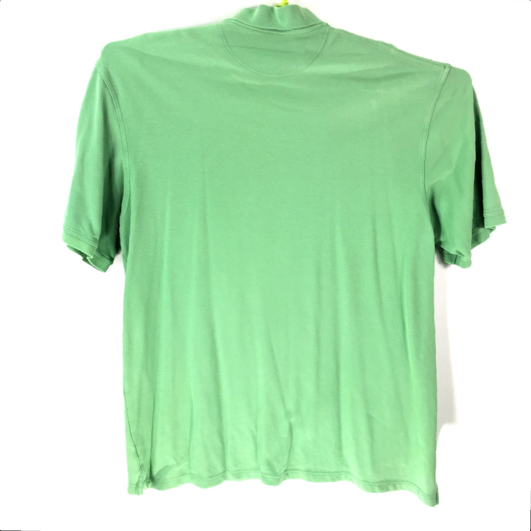 Vintage Authentic Consensus Big & Tall XXLT Green Polo Shirt Short Sleeve Mens Casual Performance Size US XXL / EU 58 / 5 - 2 Thumbnail
