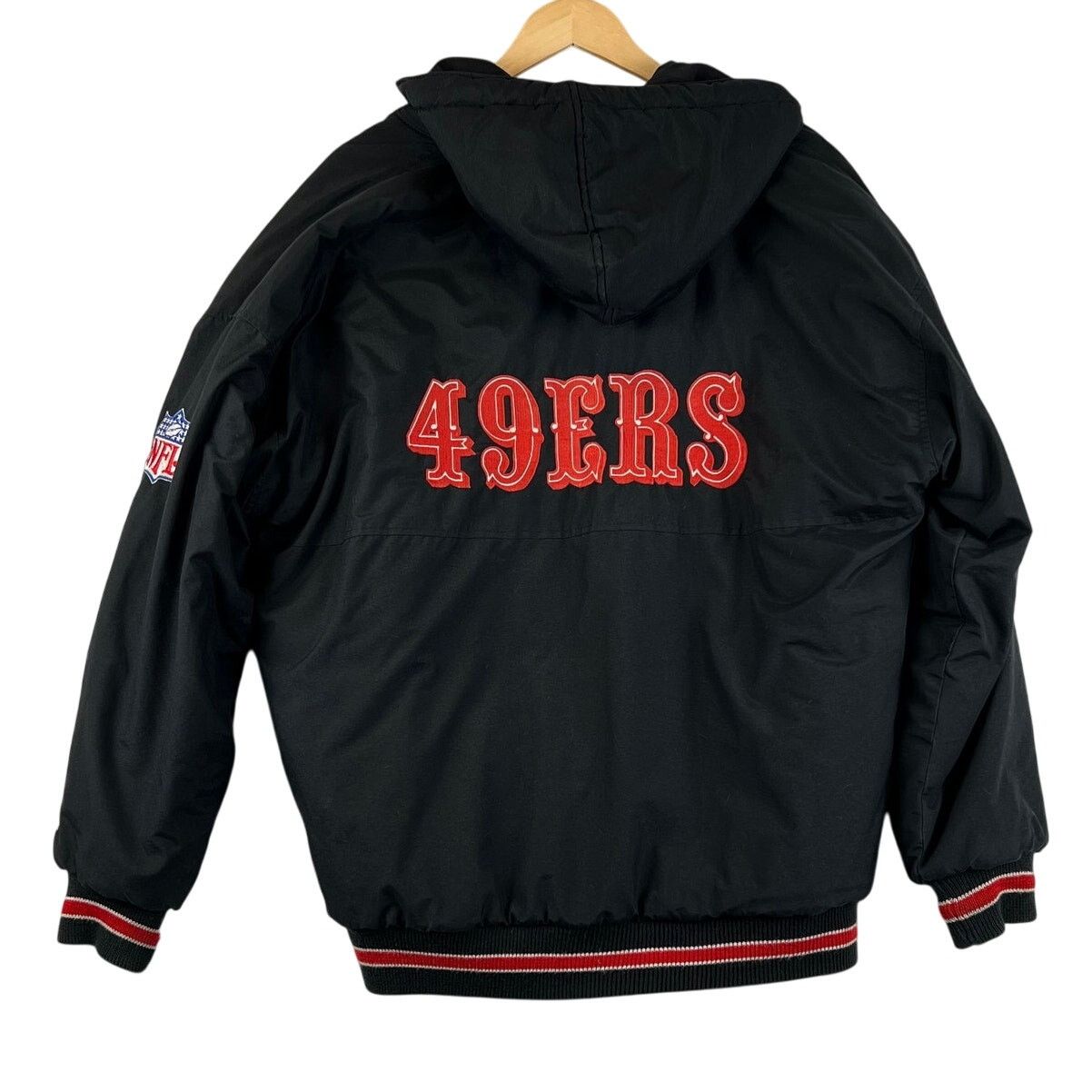 Starter VTG Starter San Francisco 49ers Hooded Jacket Size L Rare 90 Size US L / EU 52-54 / 3 - 2 Thumbnail