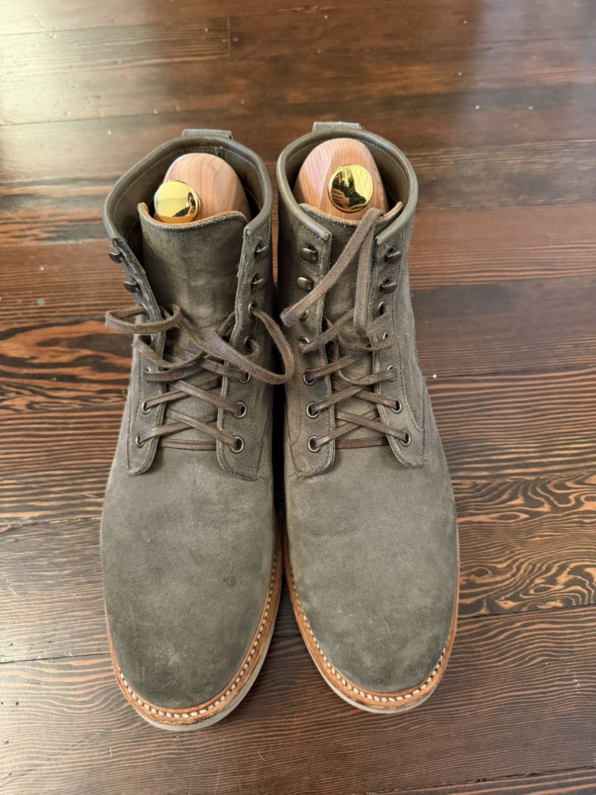 Viberg Viberg Scout Boots Green Suede 10US/9UK Size US 10 / EU 43 - 1 Thumbnail