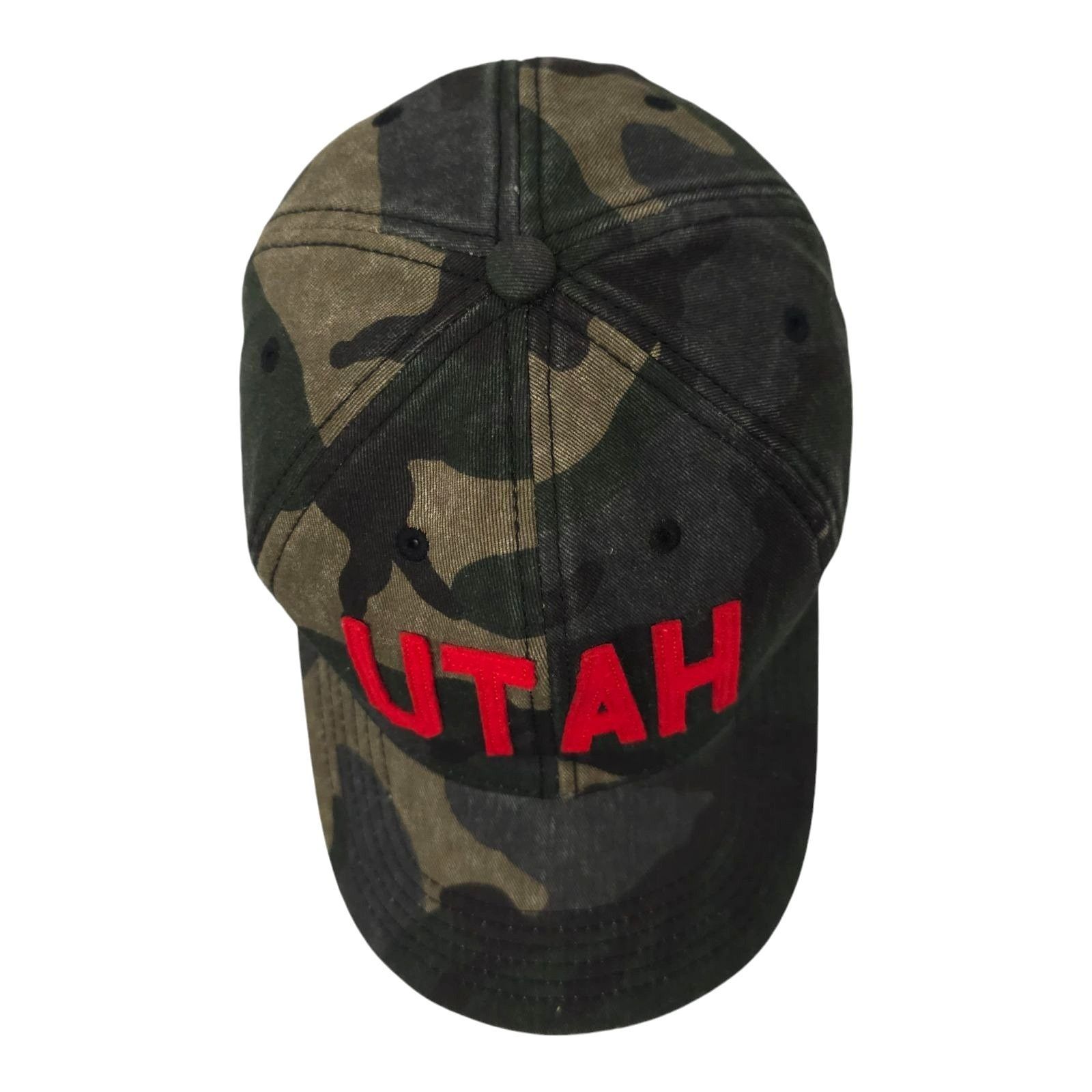 Other Utah Utes Camo Adjustable Cap Trucker Baseball Hat Stitched Size ONE SIZE - 6 Thumbnail