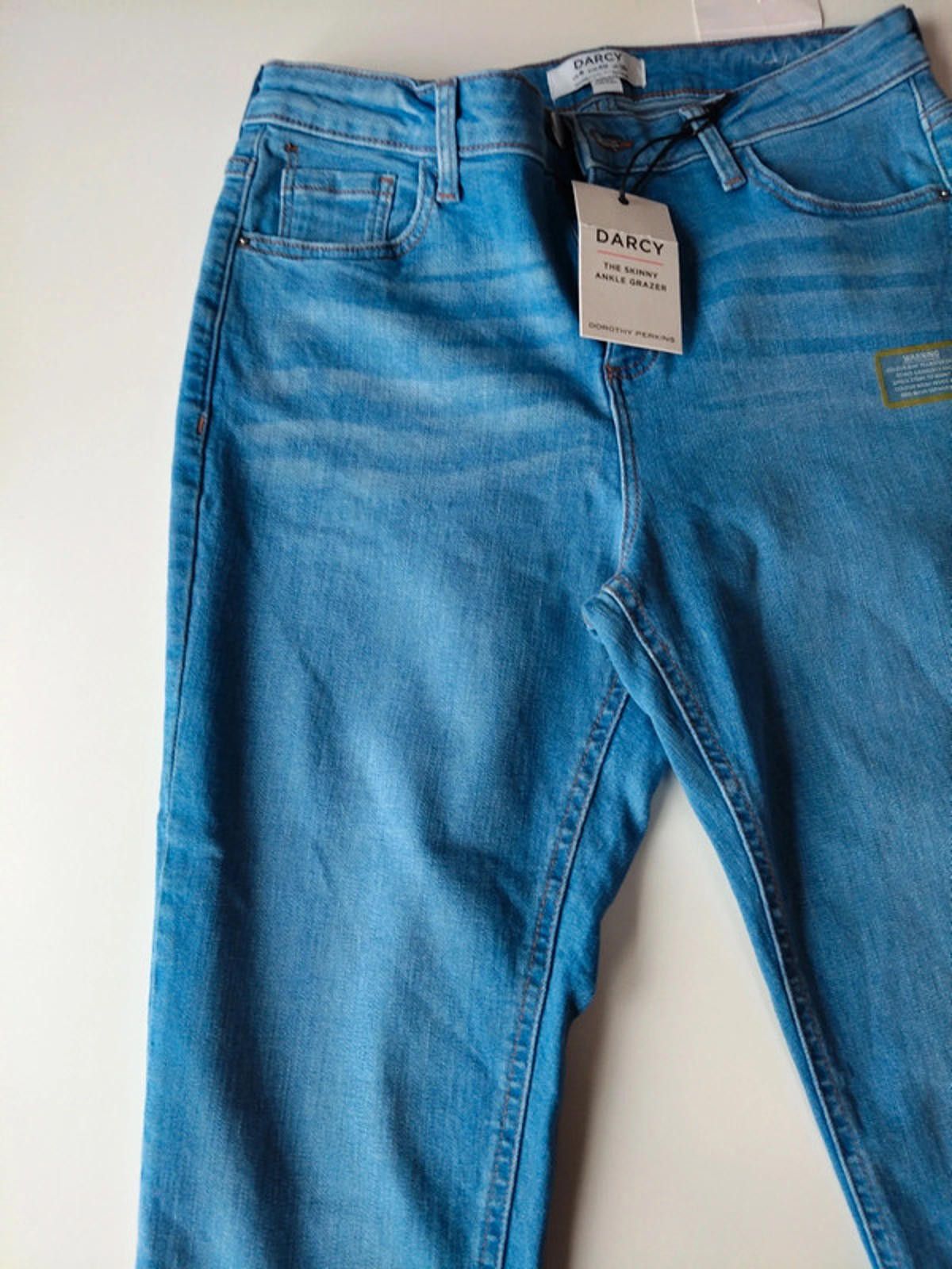 Other Dorothy Perkins Darcy Skinny Ankle Jeans, Size 12, NEW Size 30" / US 8 / IT 44 - 2 Thumbnail