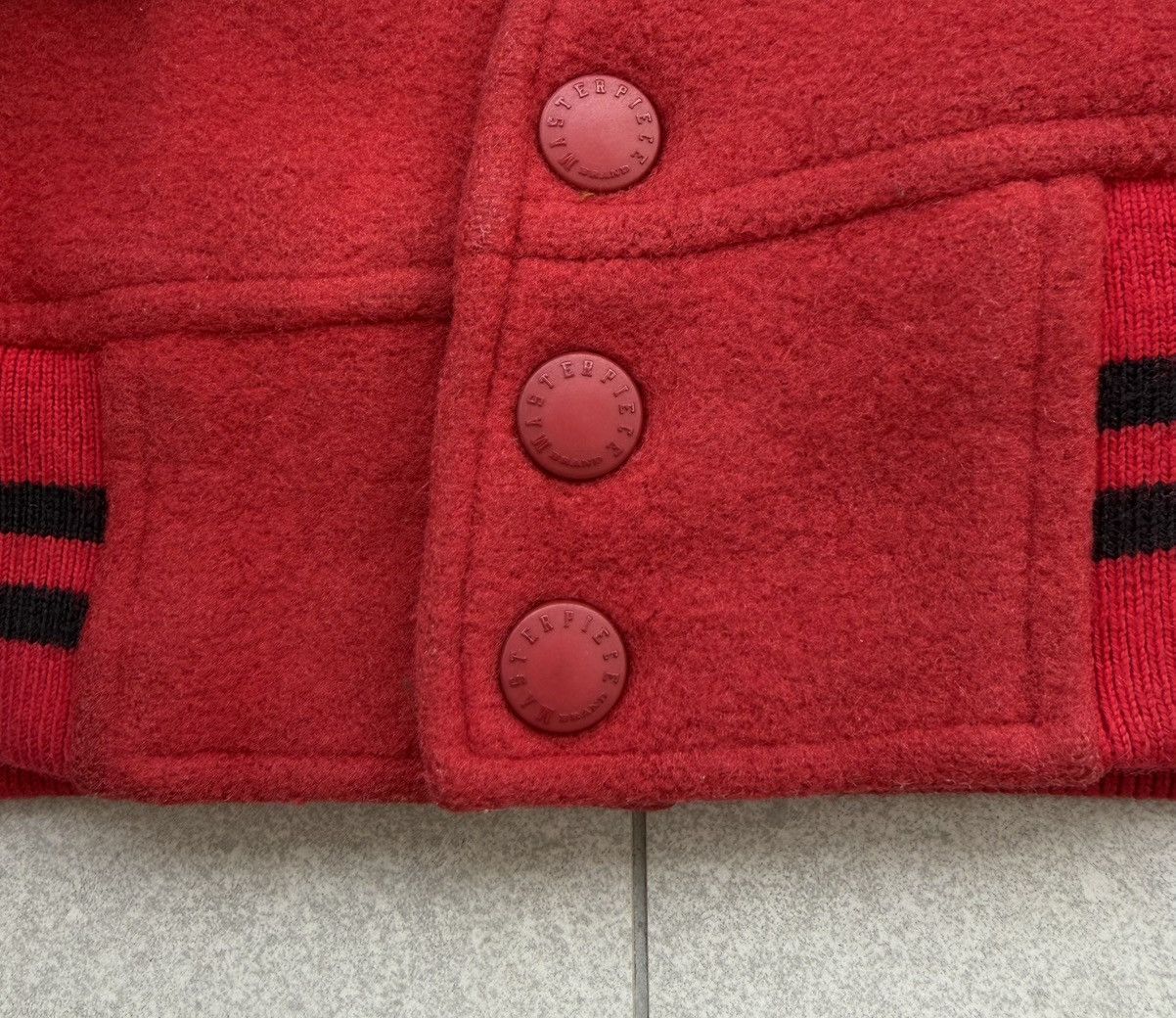 MasterPiece VTG MASTERPIECE Varsity Wool Leather Sleeve Letterman Jacket Size US L / EU 52-54 / 3 - 11 Thumbnail