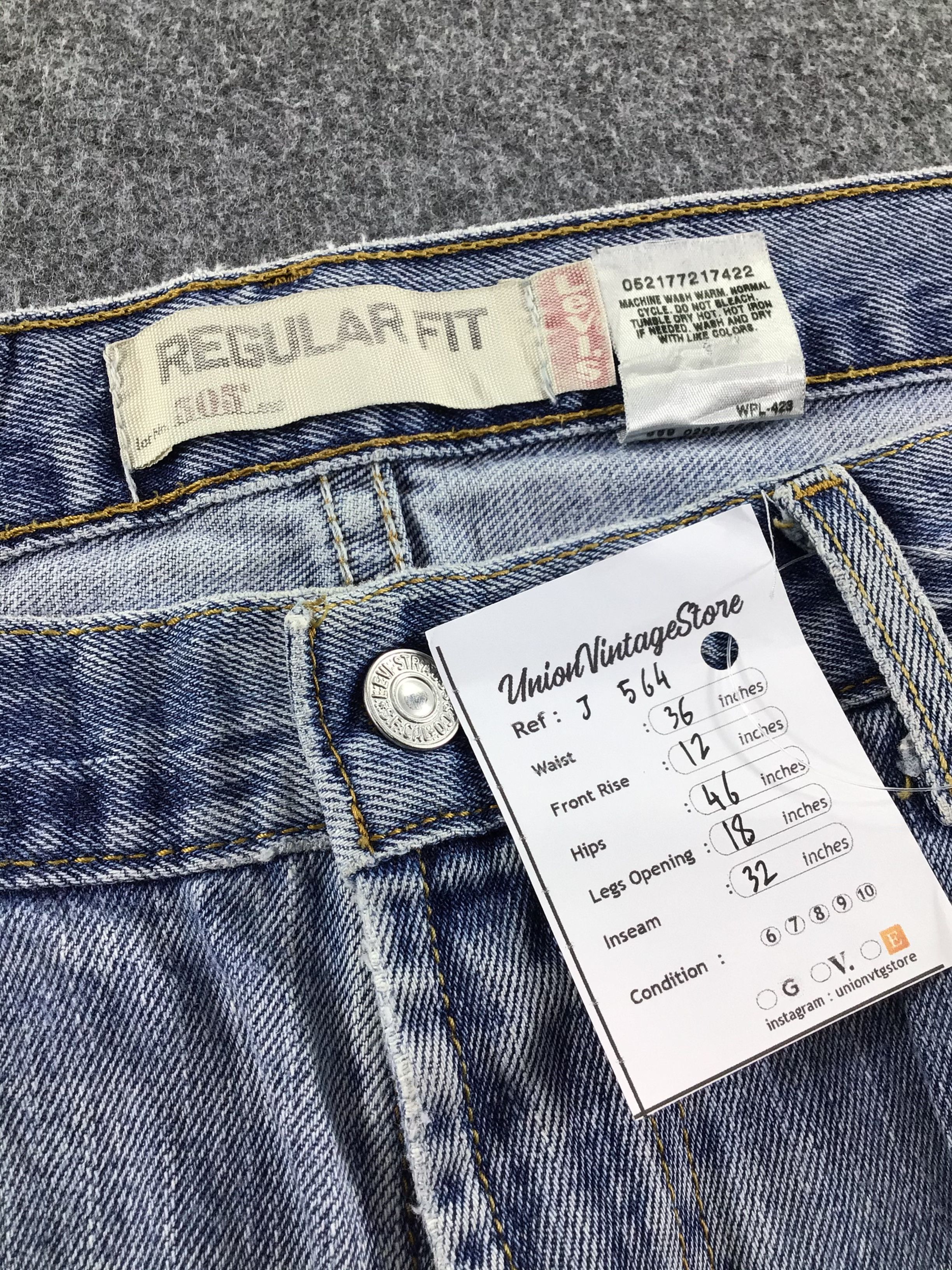 Levi's Vintage Levis 505 Jeans-J564 Size US 36 / EU 52 - 13 Thumbnail