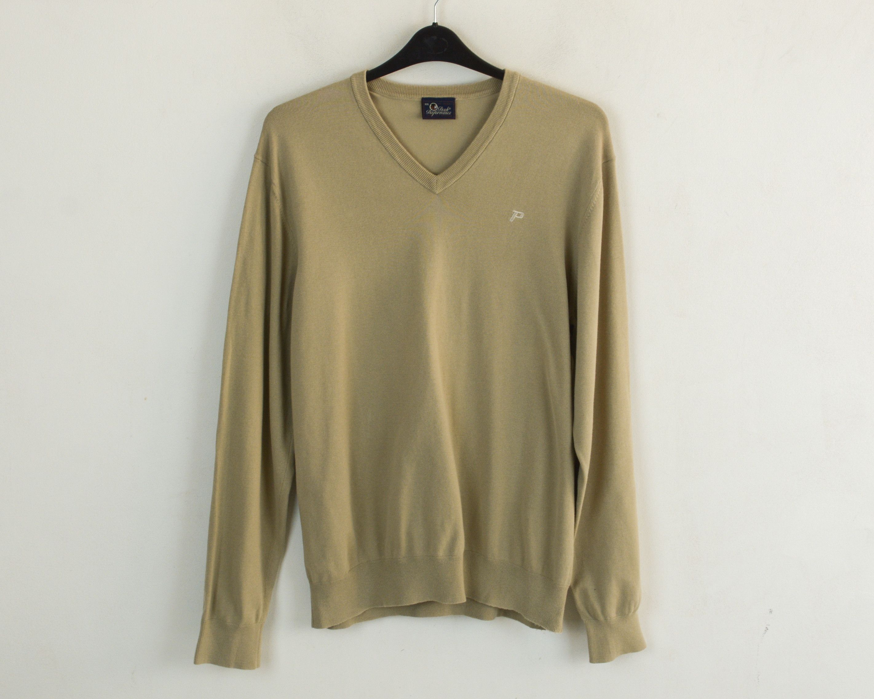 Peak Performance PEAK PERFORMANCE Cotton Sweater Jumper V-Neck Pullover Top Size US XXL / EU 58 / 5 - 1 Thumbnail