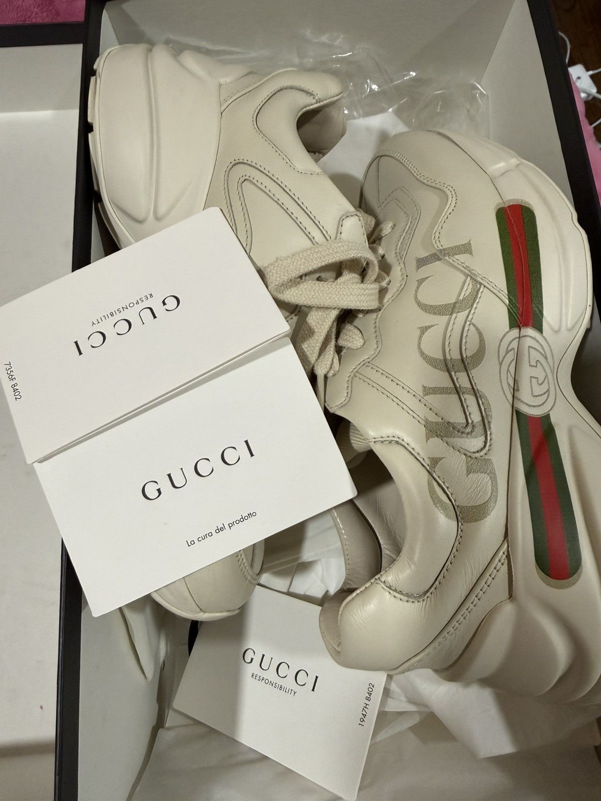 Gucci Gucci Rhyton Sneakers Size US 5 / IT 35 - 1 Thumbnail