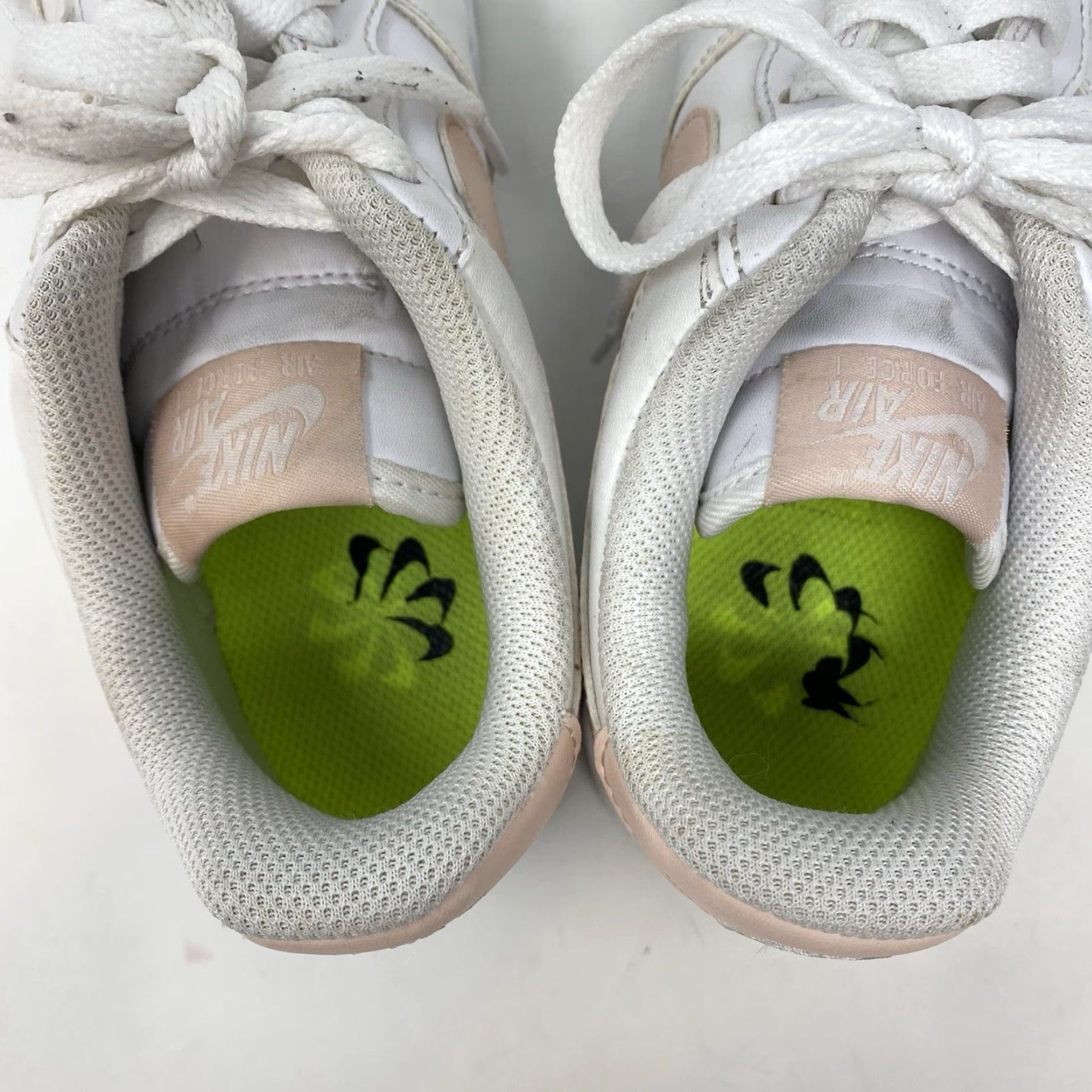 Nike Nike Air Force 1 Womens Low Top Sneakers DC9486-100 White Pink 6 Size US 6 / IT 36 - 6 Thumbnail