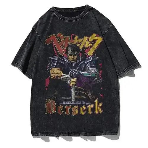Japanese Brand Berserk T-shirt Anime Vintage Graphic Print Size US XL / EU 56 / 4 - 4 Thumbnail