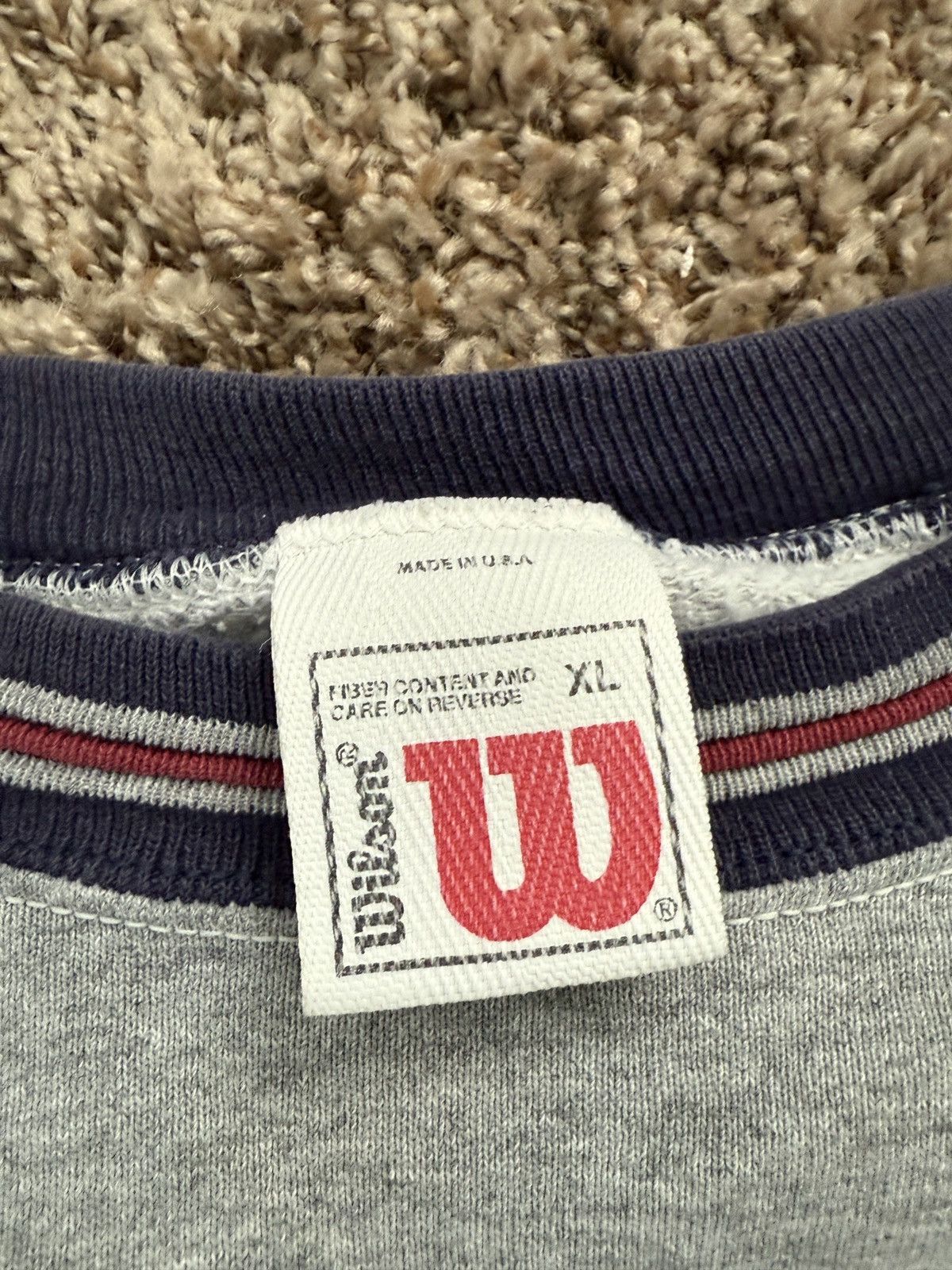 Wilson Vintage distressed crewneck Size US XL / EU 56 / 4 - 3 Thumbnail
