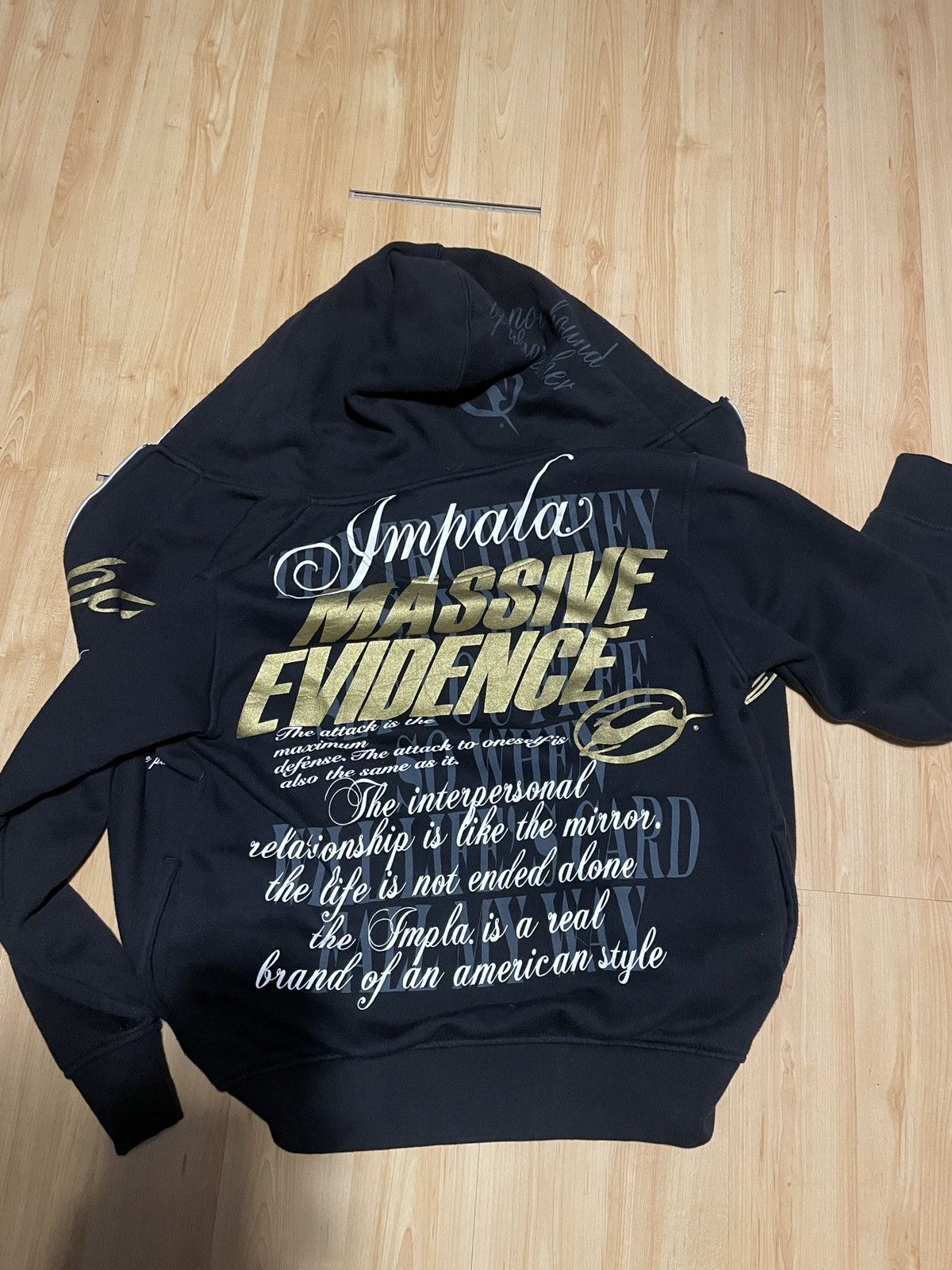 Japanese Brand ifsixwasnine impala poem hoodie Size US M / EU 48-50 / 2 - 5 Thumbnail