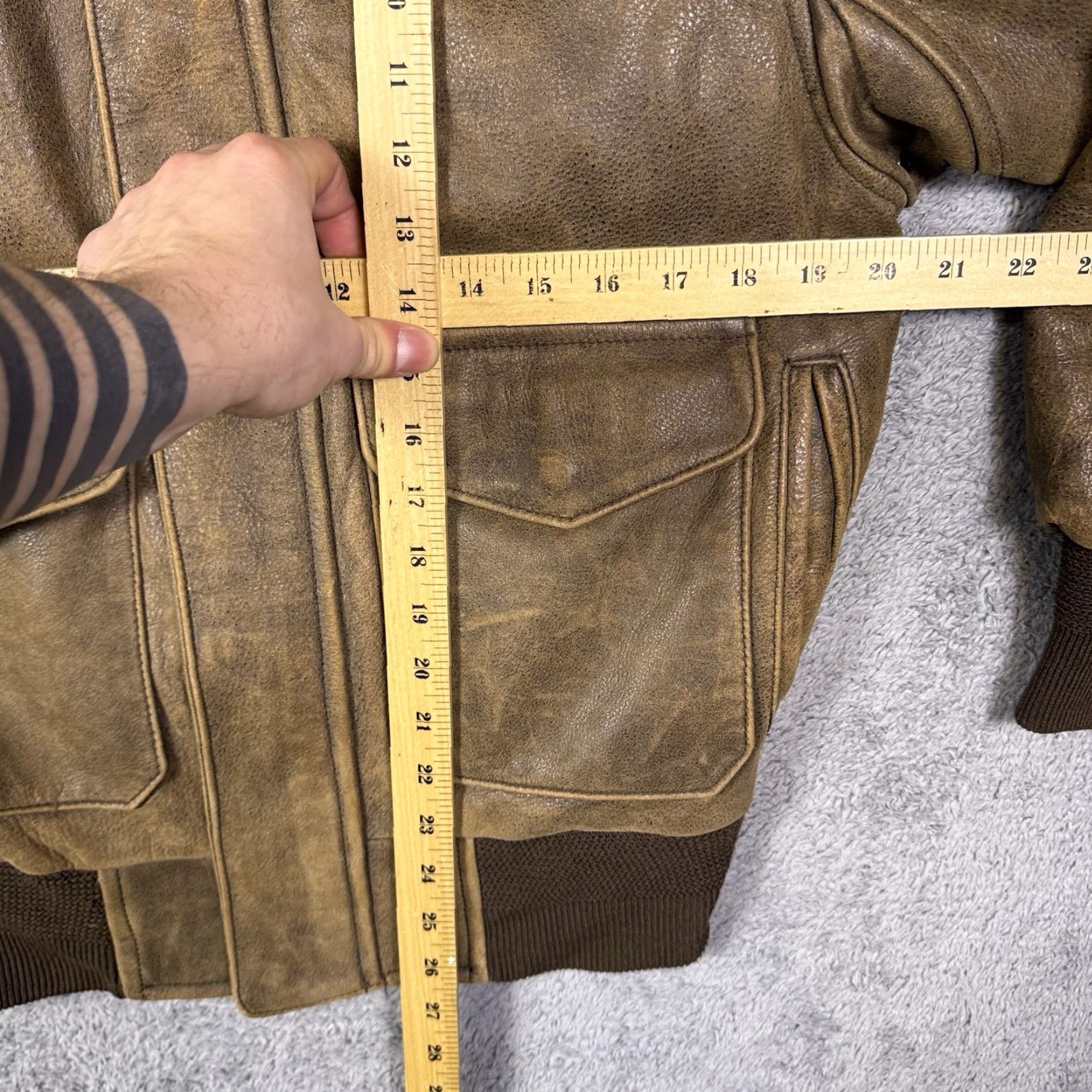 Vintage Cabela's Leather Jacket Mens S Bomber Coat A2 Style Flight Flyer Vintage Canada Jacket Size US S / EU 44-46 / 1 - 7 Thumbnail